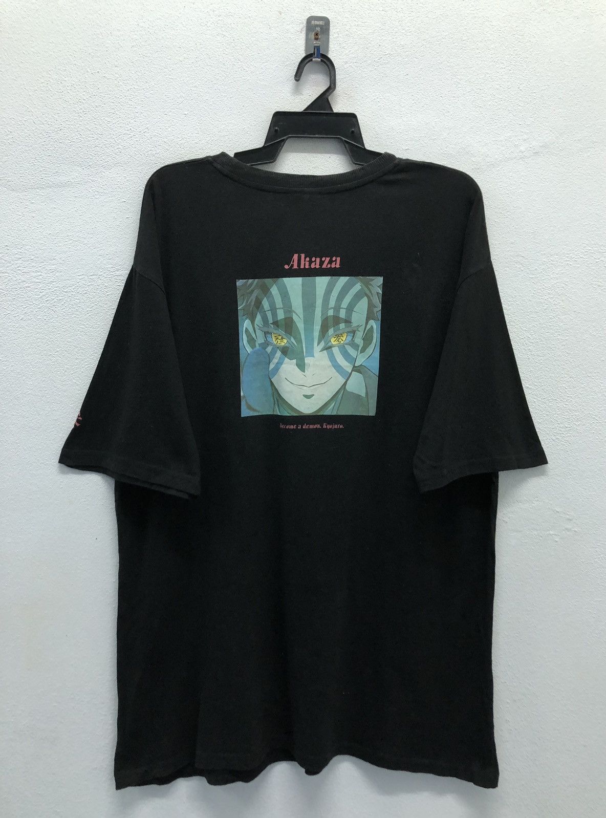 Anime Anime Akaza Demon Slayer Mugen Train Arc T-Shirt Oversized Size US XL / EU 56 / 4 - 1 Thumbnail