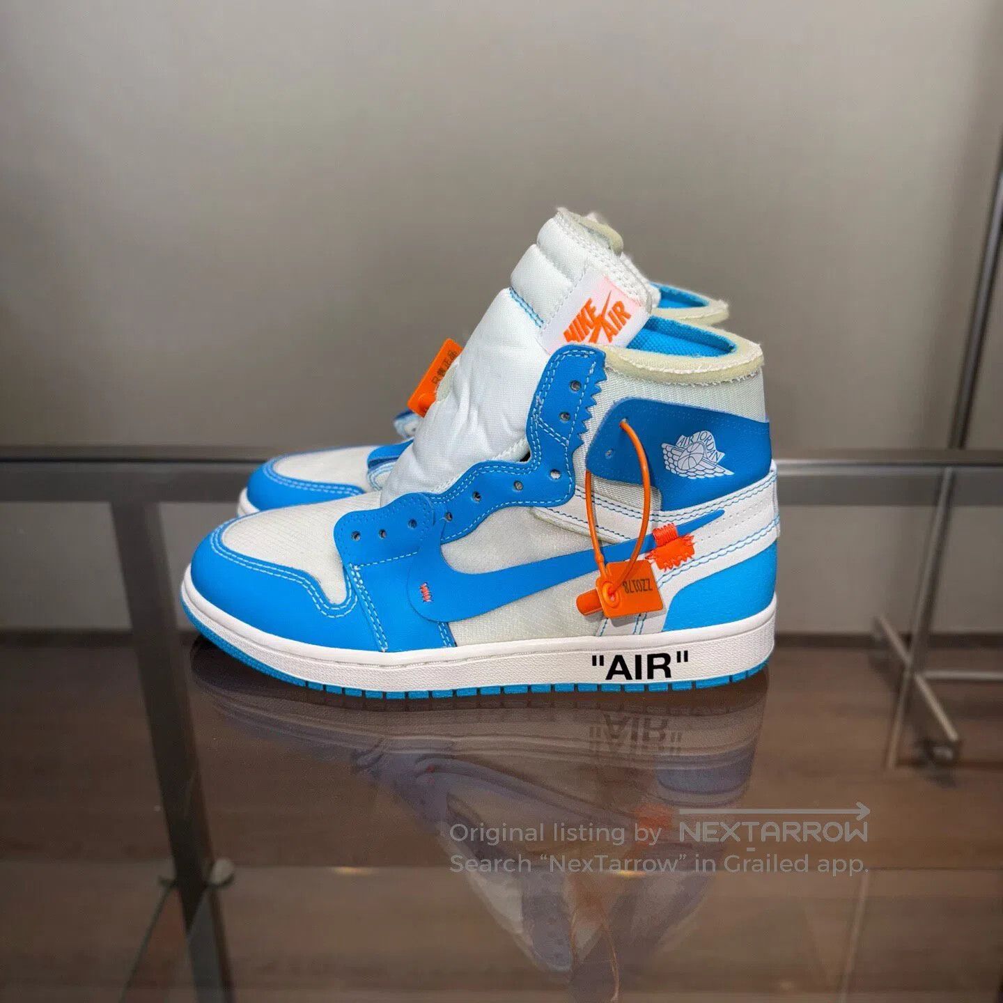 Nike Nike AJ1 Ow North Carolina Blue Size US 7.5 / EU 40-41 - 3 Thumbnail