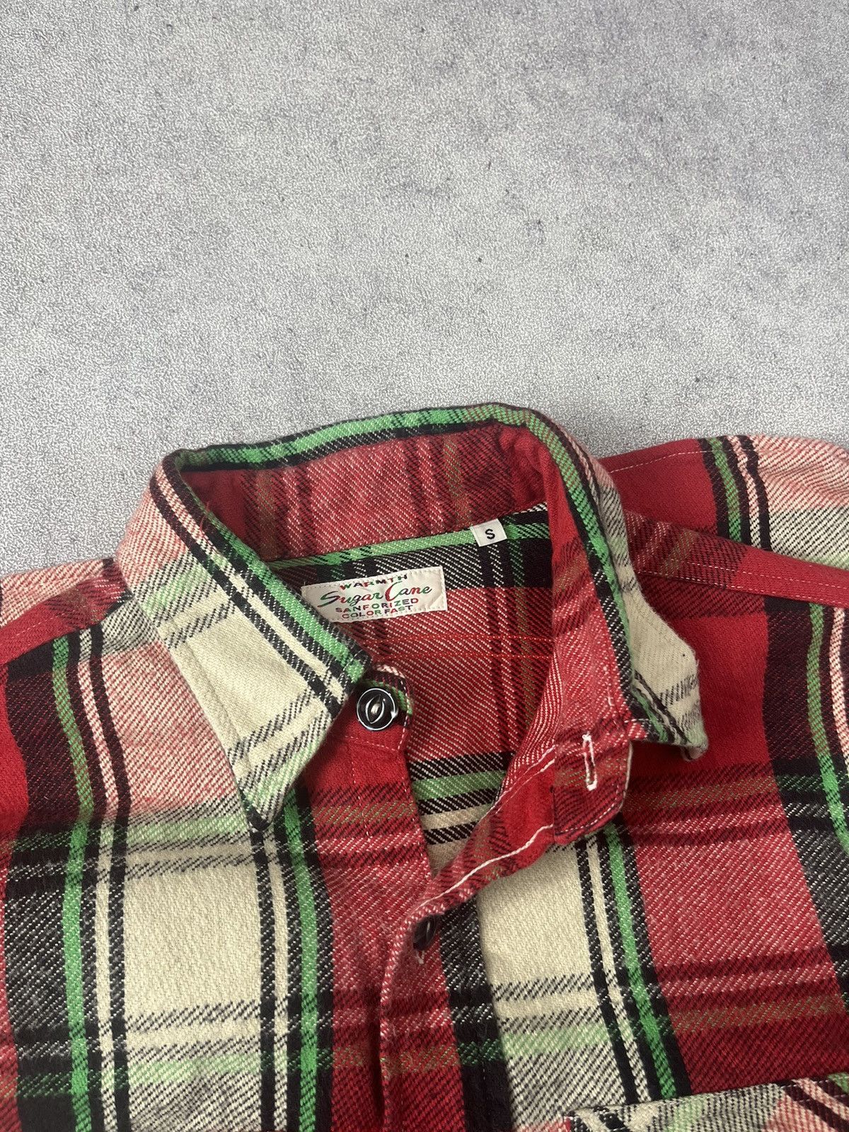 Japanese Brand × Sugar Cane Sugarcane warmth sanforized colorfast heavy flannel shir Size US M / EU 48-50 / 2 - 11 Thumbnail