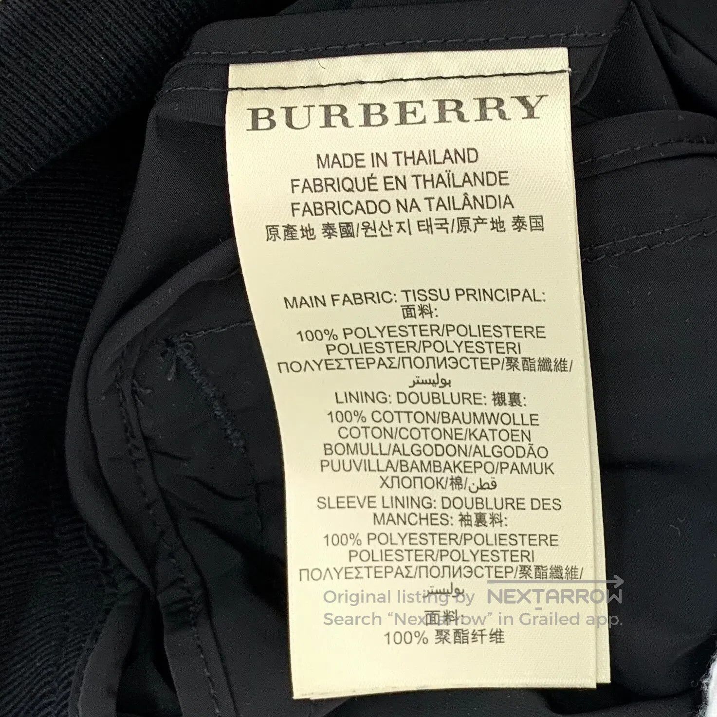 Burberry Burberry Black Warhorse Embroidered Stand Collar Zipper Lo Size US S / EU 44-46 / 1 - 6 Thumbnail