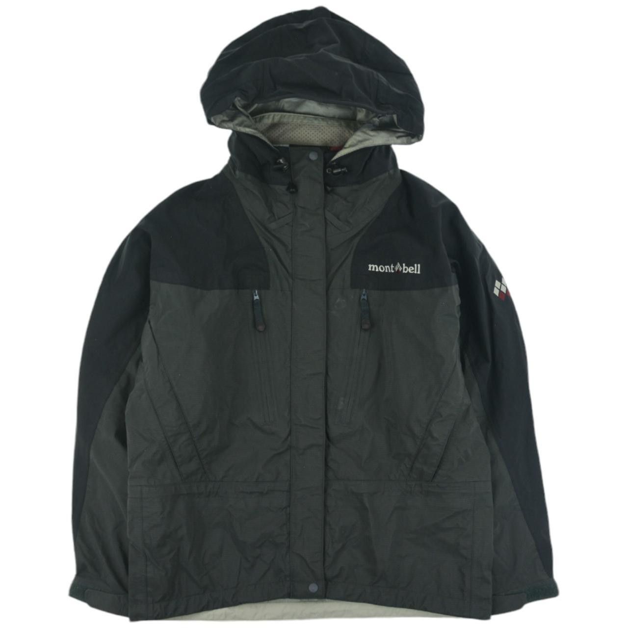 image of Vintage Montbell Waterproof Zip Up Jacket Woman’S Size L in Black, Women's