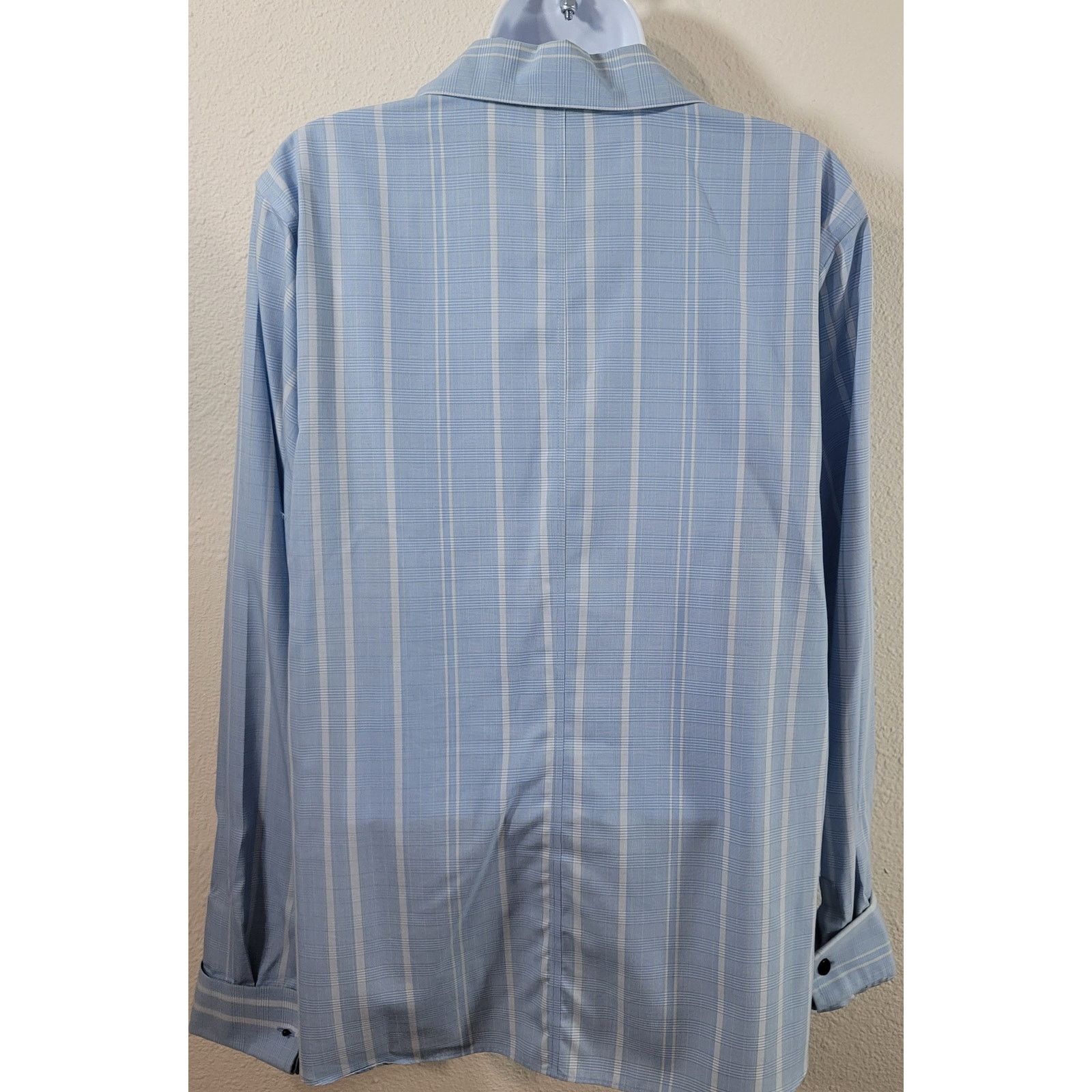 Other Liz Claiborne Blue White Striped Button Up Non Iron Top 14 Size XL / US 12-14 / IT 48-50 - 2 Thumbnail