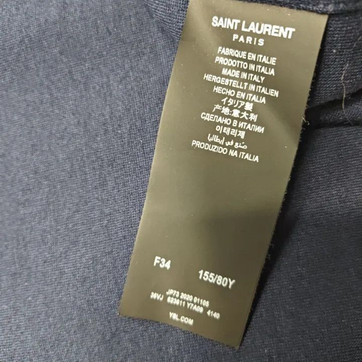 Saint Laurent Paris Saint Laurent Monogram Wool Embroidered Shirt -2507 Size XS / US 0-2 / IT 36-38 - 3 Thumbnail