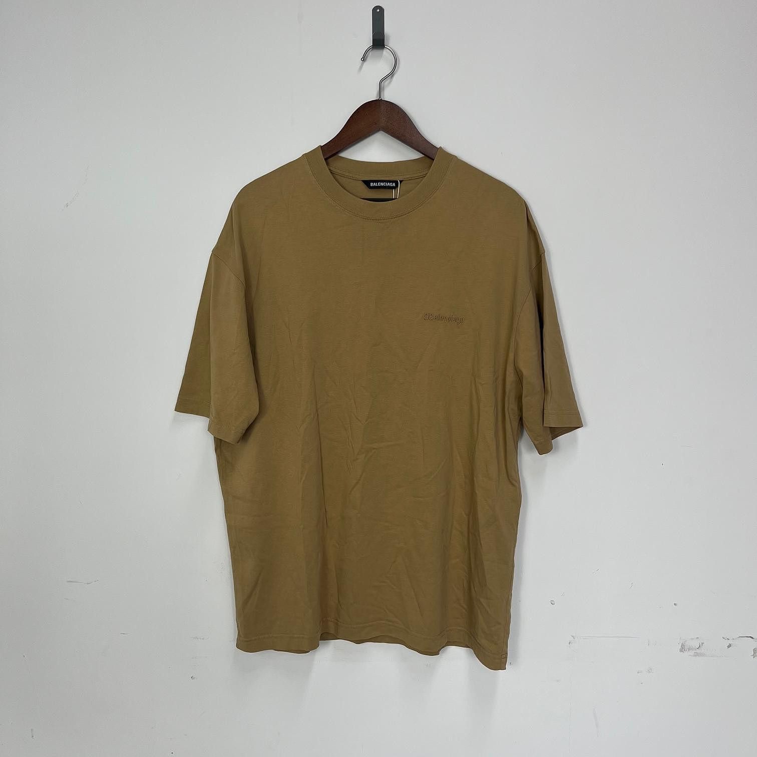 Balenciaga Balenciaga Logo Embroidered T-Shirt Size M Size US M / EU 48-50 / 2 - 1 Thumbnail