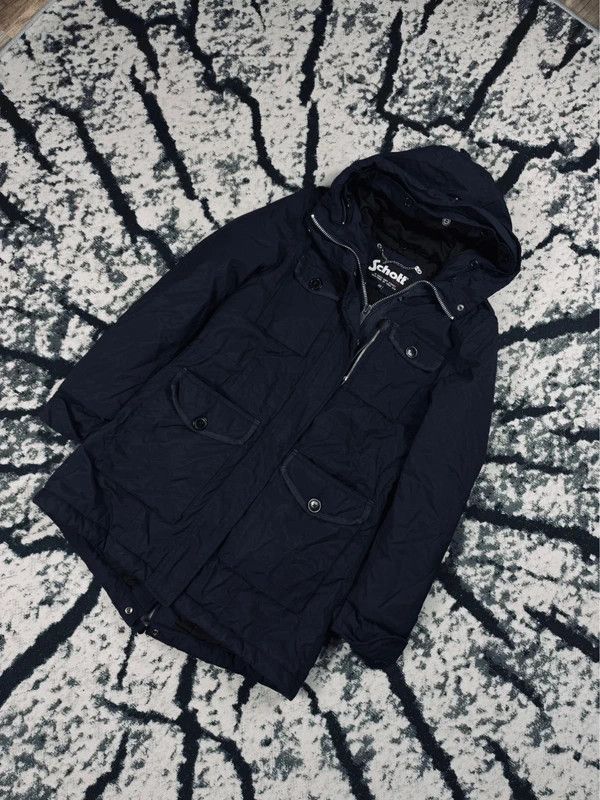 Schott Schott insulated parka jacket, navy blue, XS Size XS / US 0-2 / IT 36-38 - 2 Thumbnail