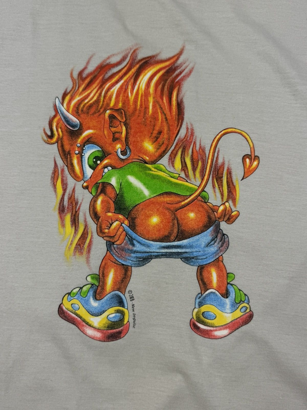 Vintage Vintage Devil Ass Graphic JMB T-Shirt Size US XL / EU 56 / 4 - 3 Thumbnail