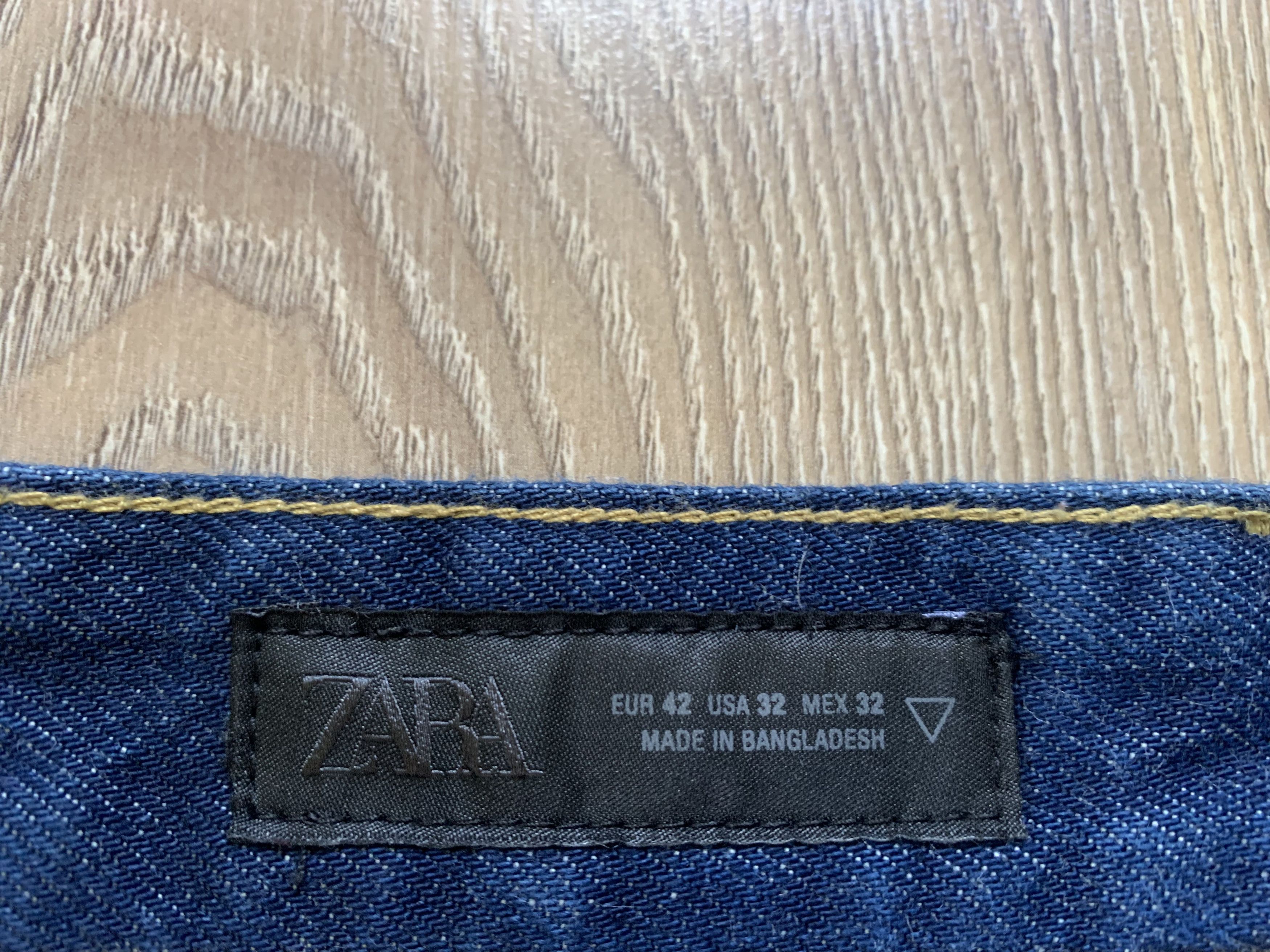 Zara Zara Mens Navy Blue Jeans Size US 32 / EU 48 - 7 Thumbnail
