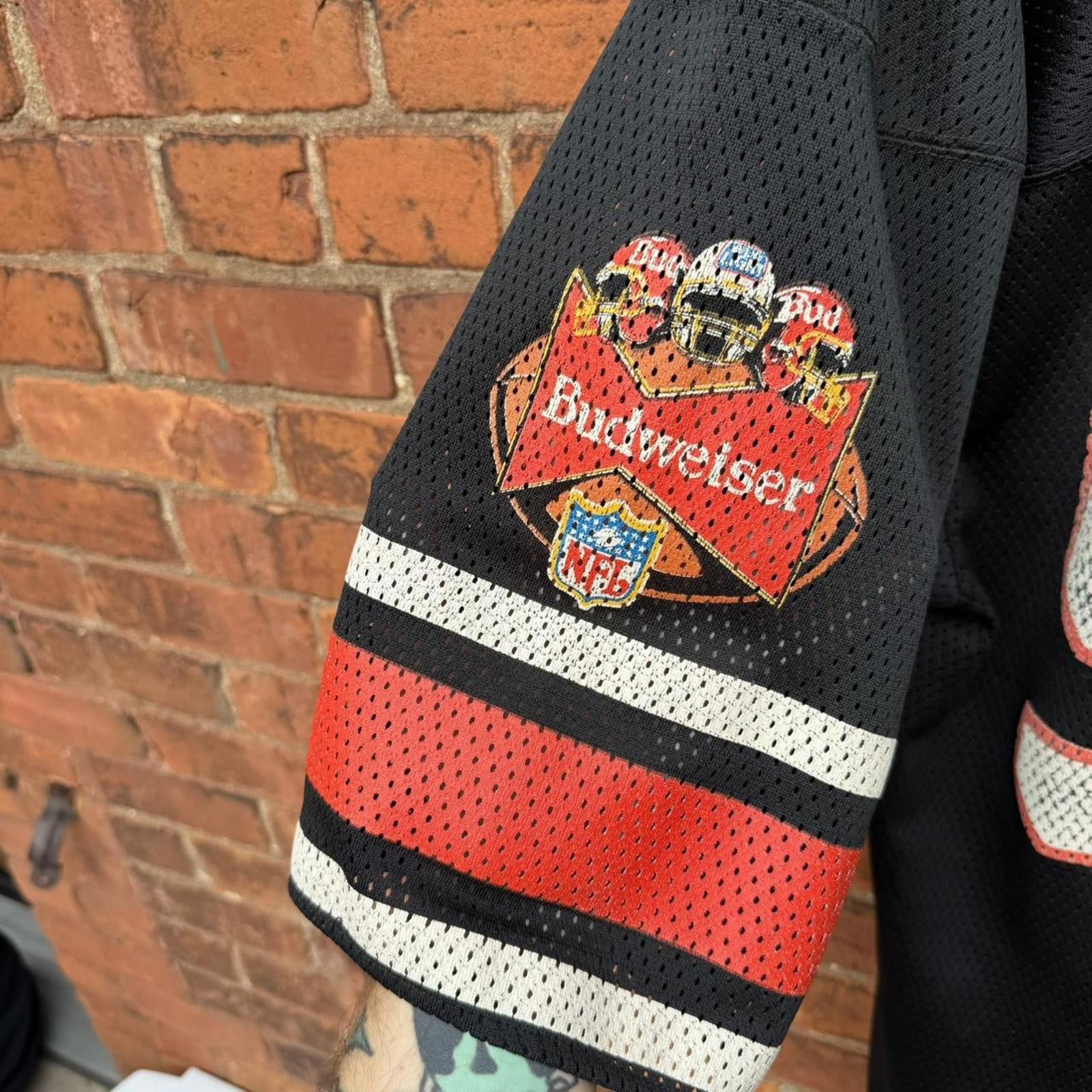 Budweiser Vintage Budweiser nfl football jersey 90s XL Size US XL / EU 56 / 4 - 6 Thumbnail