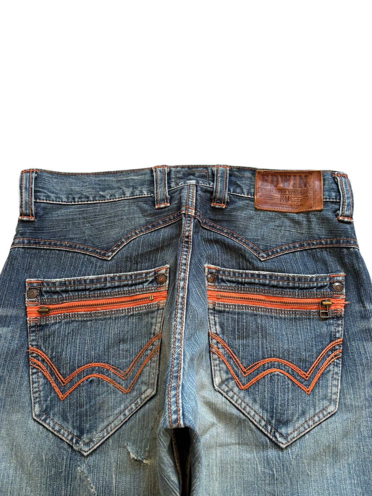 Edwin Exclusive Vintage Edwin 424 Faded Wash Loose Baggy Jeans Size US 32 / EU 48 - 8 Thumbnail