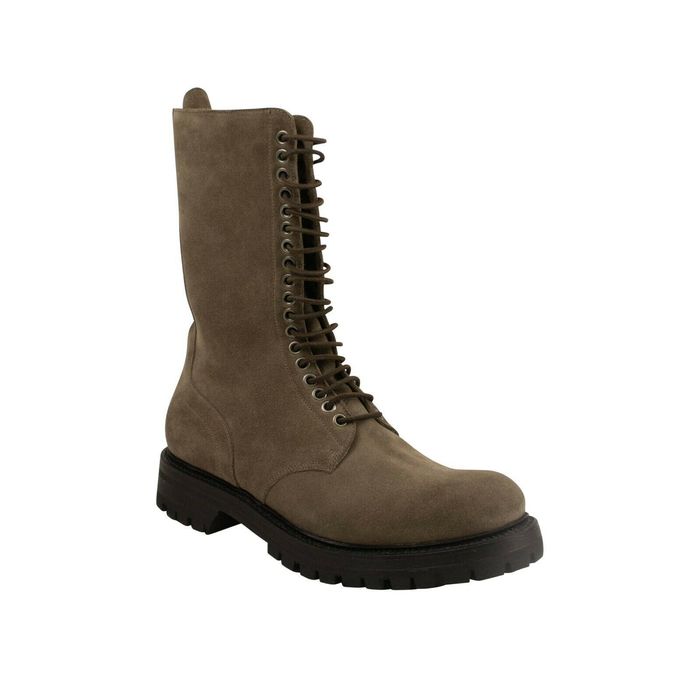 Rick Owens Dust Suede Army Boots Size 41 | Grailed