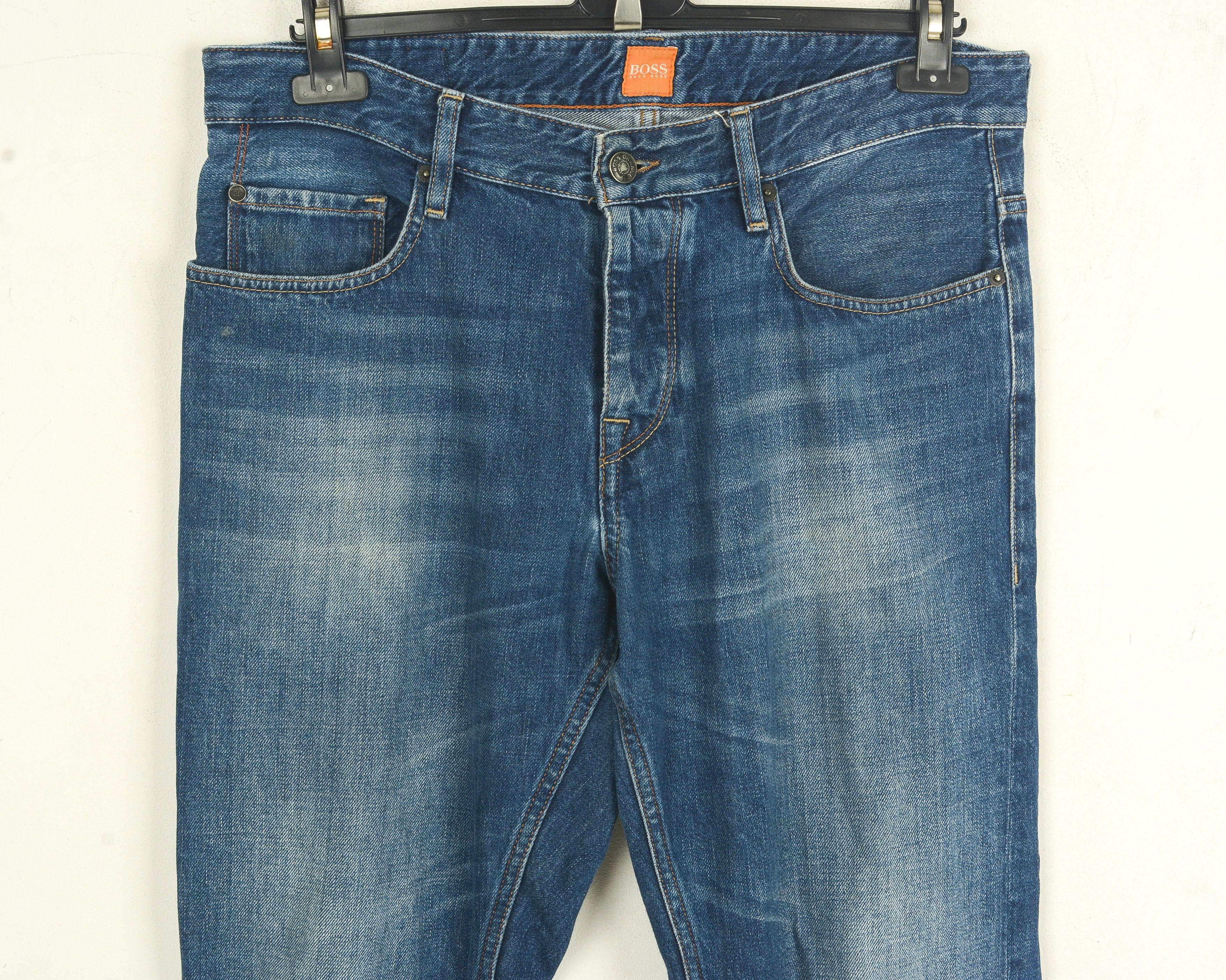 Hugo Boss HUGO BOSS Orange 25 W33 L32 Regular Fit Jeans Denim Pants Size US 33 - 2 Thumbnail