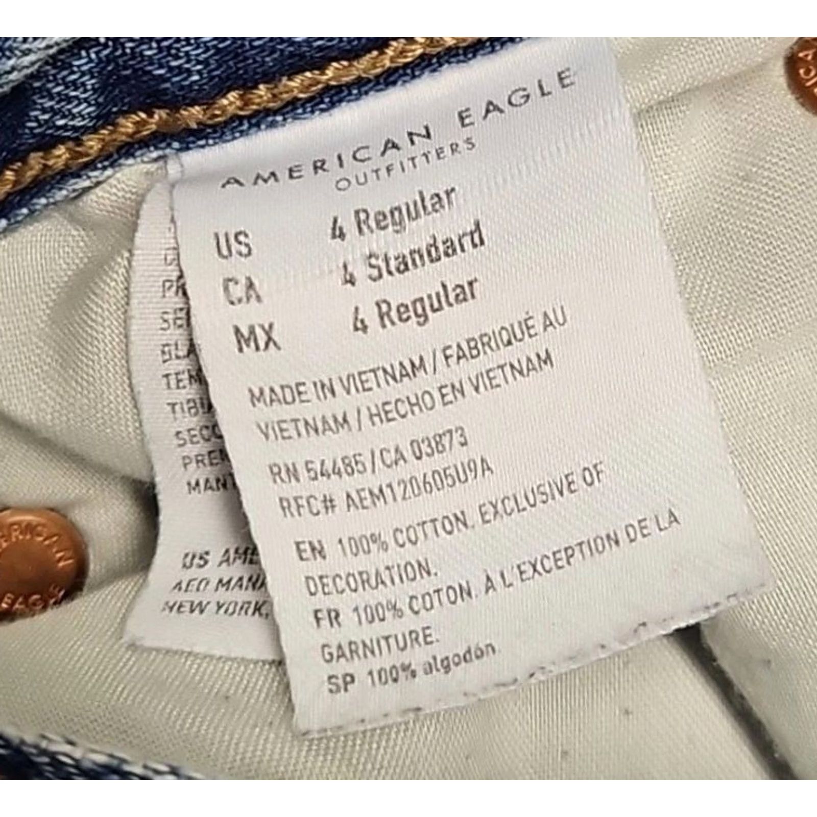 American Eagle Outfitters American Eagle Outfitters Jeans Skinny Distressed Hi Rise Light Wash 4 Women Regular 27in Inseam Blue Denim Size 28" / US 6 / IT 42 - 7 Thumbnail