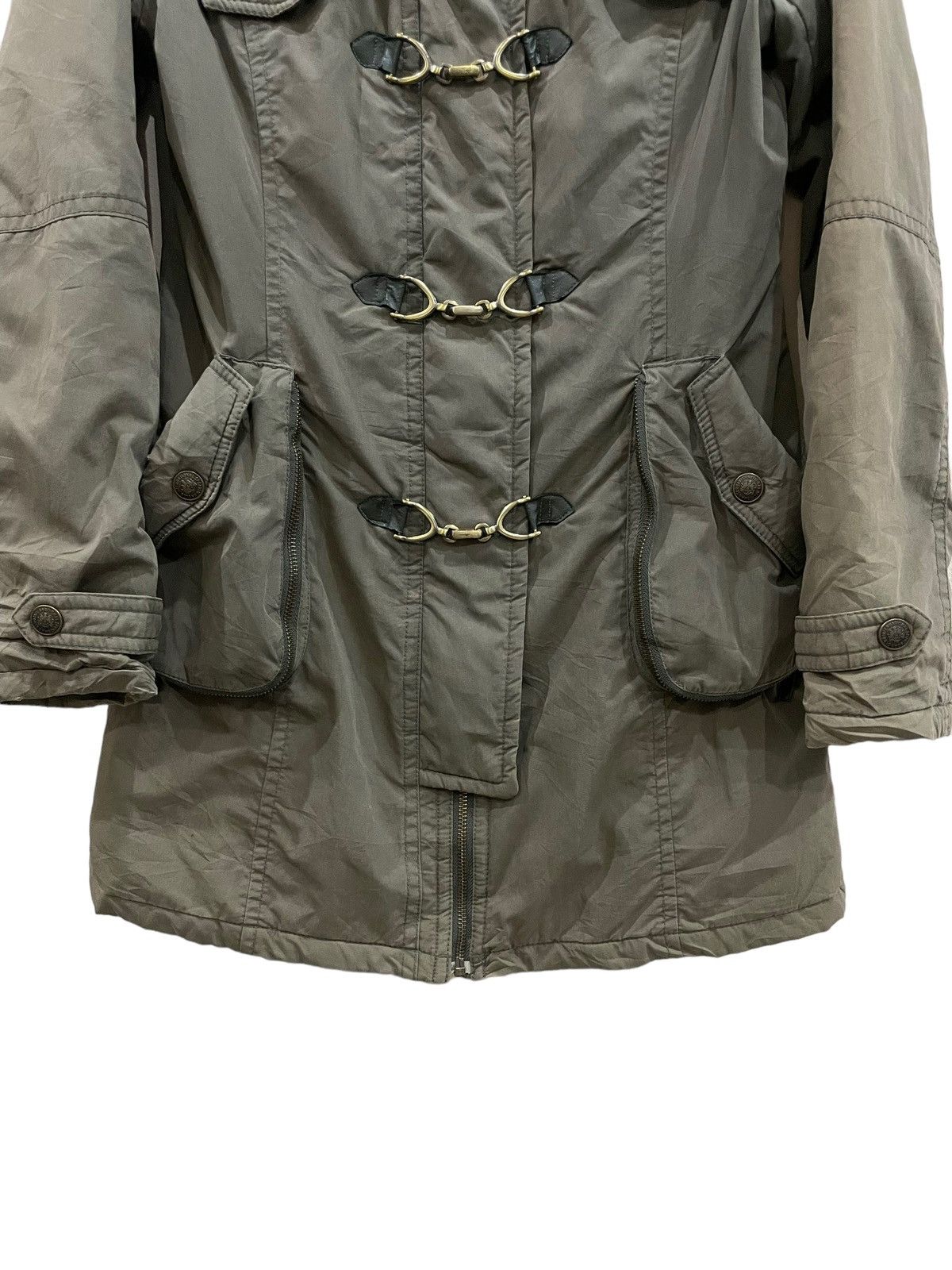 Calvin Klein × Michel Klein Michel Klein Buckle Multipockets Parka Jacket Size US XXS / EU 40 - 4 Thumbnail