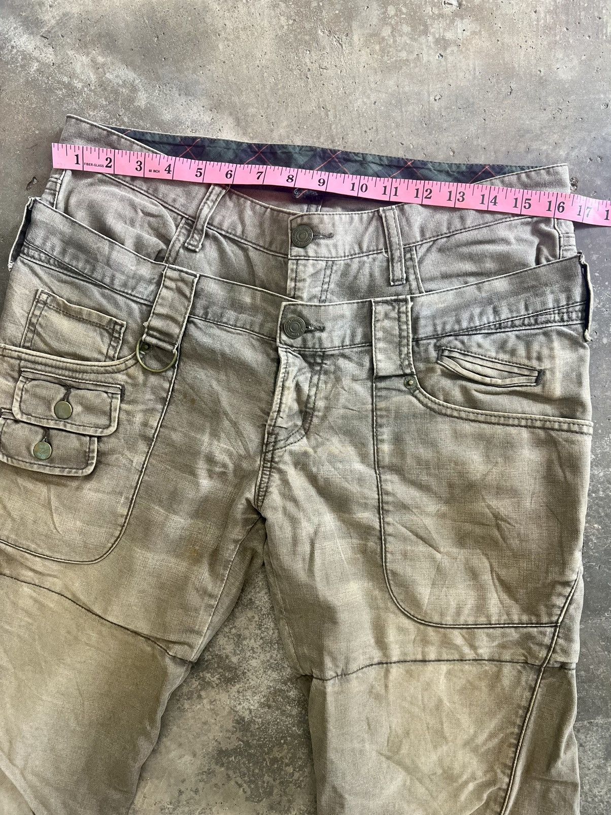 PPFM Vintage PPFM Double Waist Bondage Cargo Pants Size US 32 / EU 48 - 12 Thumbnail