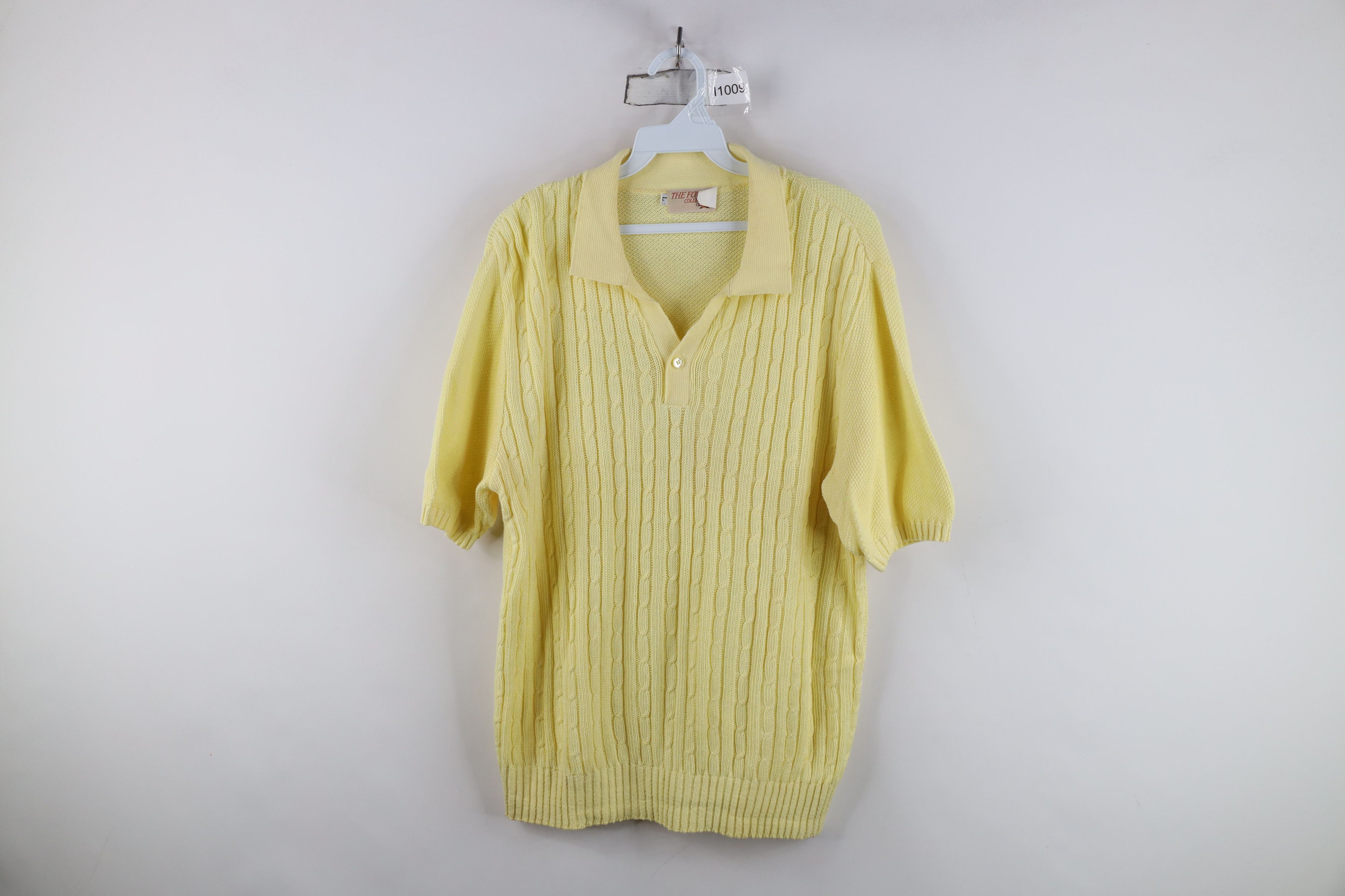 Vintage Vintage 70s Streetwear Short Sleeve Collared Sweater USA Size US L / EU 52-54 / 3 - 1 Thumbnail