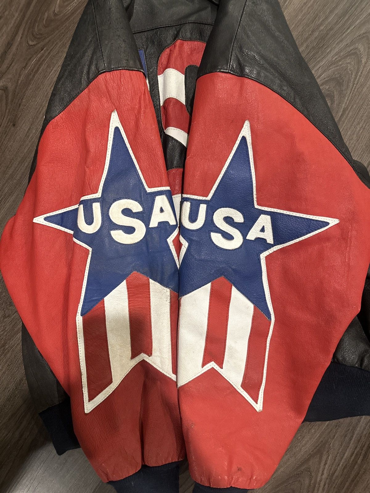 Michael Hoban × Vintage VINTAGE 2000’s MICHAEL HOBAN USA PATRIOTIC 9/11 JACKET Size US XL / EU 56 / 4 - 3 Thumbnail