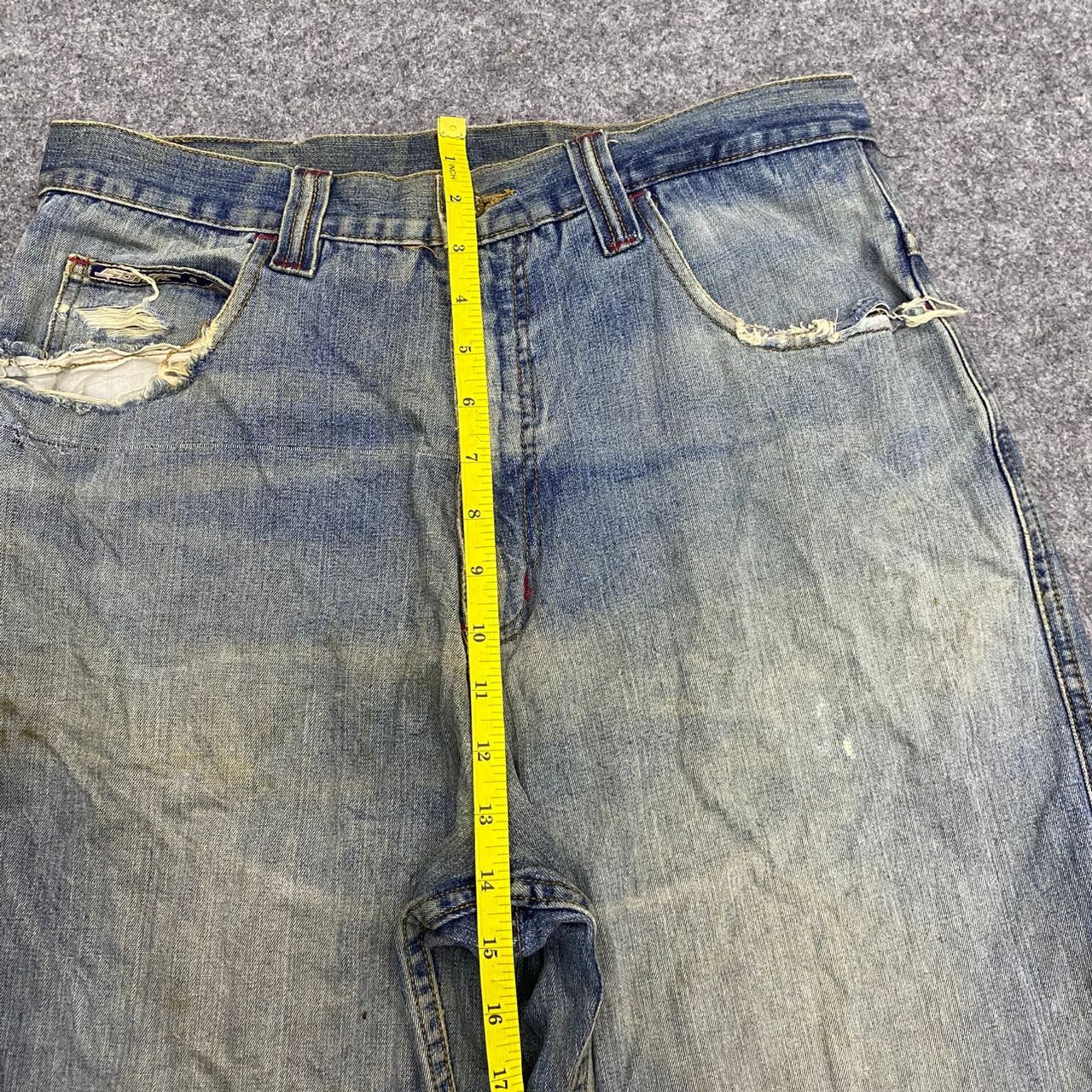 If Six Was Nine 💥Best Offer💥Vintage SOHK Baggy Distressed Denim Size US 32 / EU 48 - 4 Thumbnail