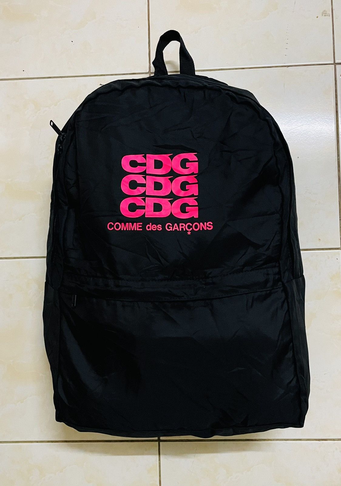 Comme des Garcons CDG Logo Nylon Backpack | Grailed