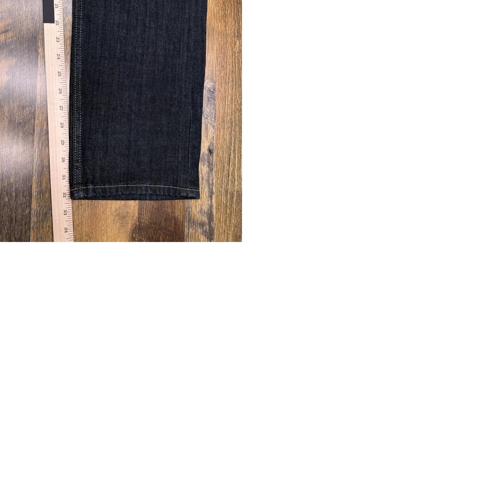 Levi's Levi's 505 Jeans Mens 36x34 Straight Regular Mid Rise Denim Blue 5-Pocket Belt Loops Cotton Regular Inseam 34 Size US 36 / EU 52 - 9 Thumbnail