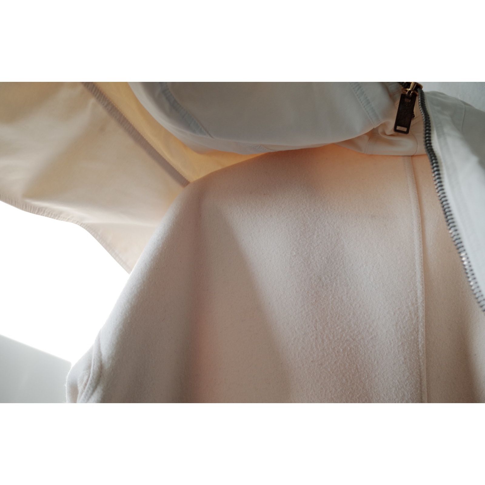Rick Owens Rick Owens Cocoon Virgin Wool & Silk Coat in Milk US 6 IT 40 Size M / US 6-8 / IT 42-44 - 11 Thumbnail