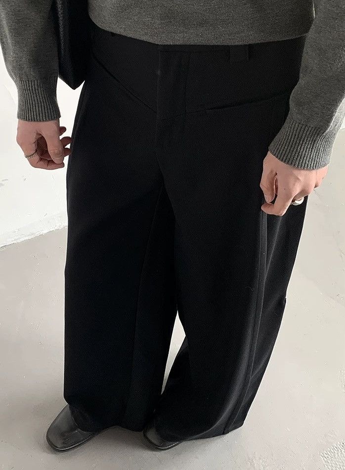 Japanese Brand × Vintage Cleanfit retro casual wide-leg pleated pants Size US 28 / EU 44 - 5 Thumbnail