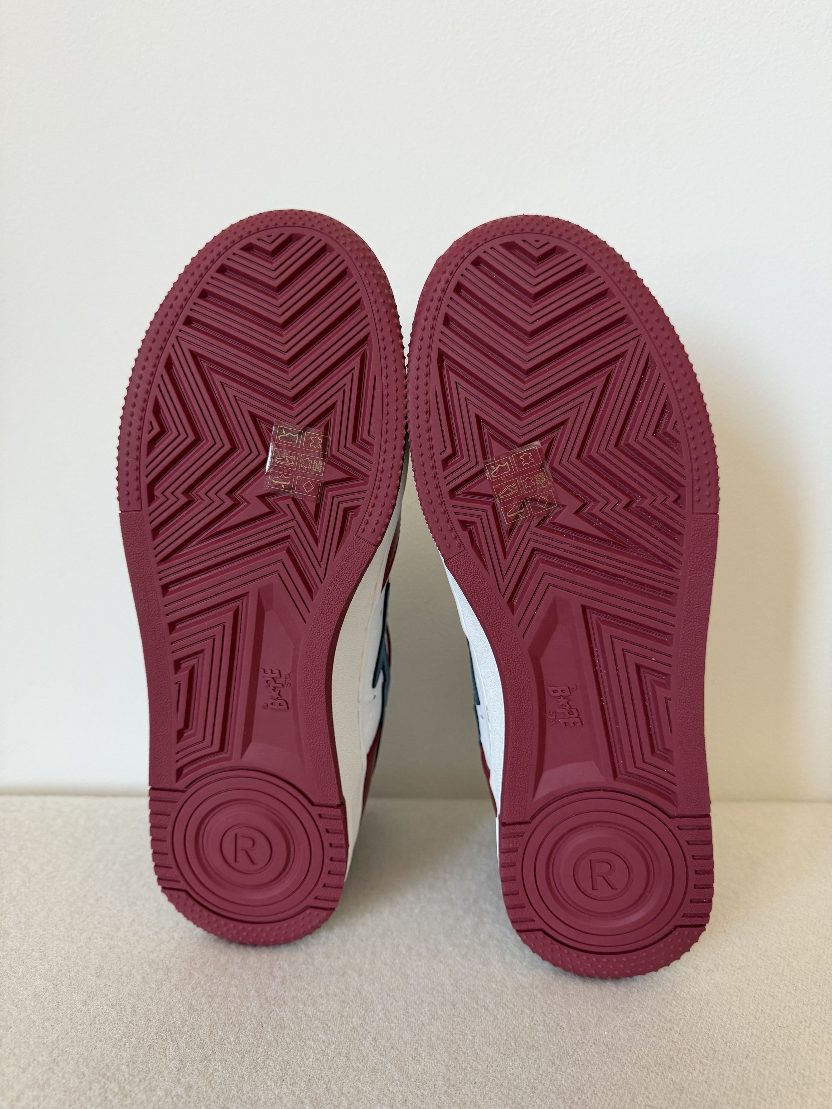 Bape Bape Sta #3 Ostrich in Red Blue Size US 12 / EU 45 - 6 Thumbnail