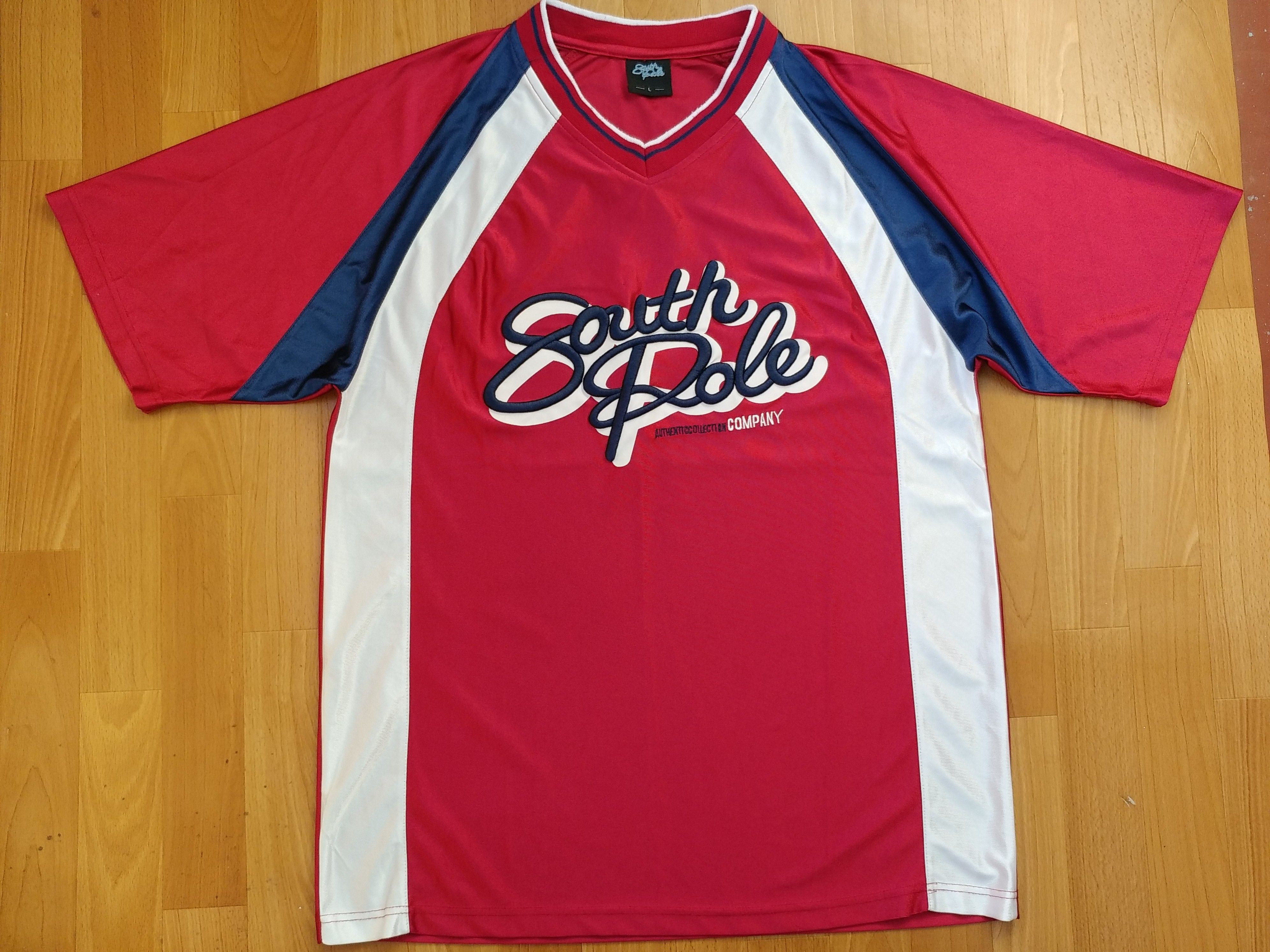 Southpole SOUTHPOLE jersey, red, vintage South Pole t-shirt, 90s L Size US L / EU 52-54 / 3 - 7 Thumbnail