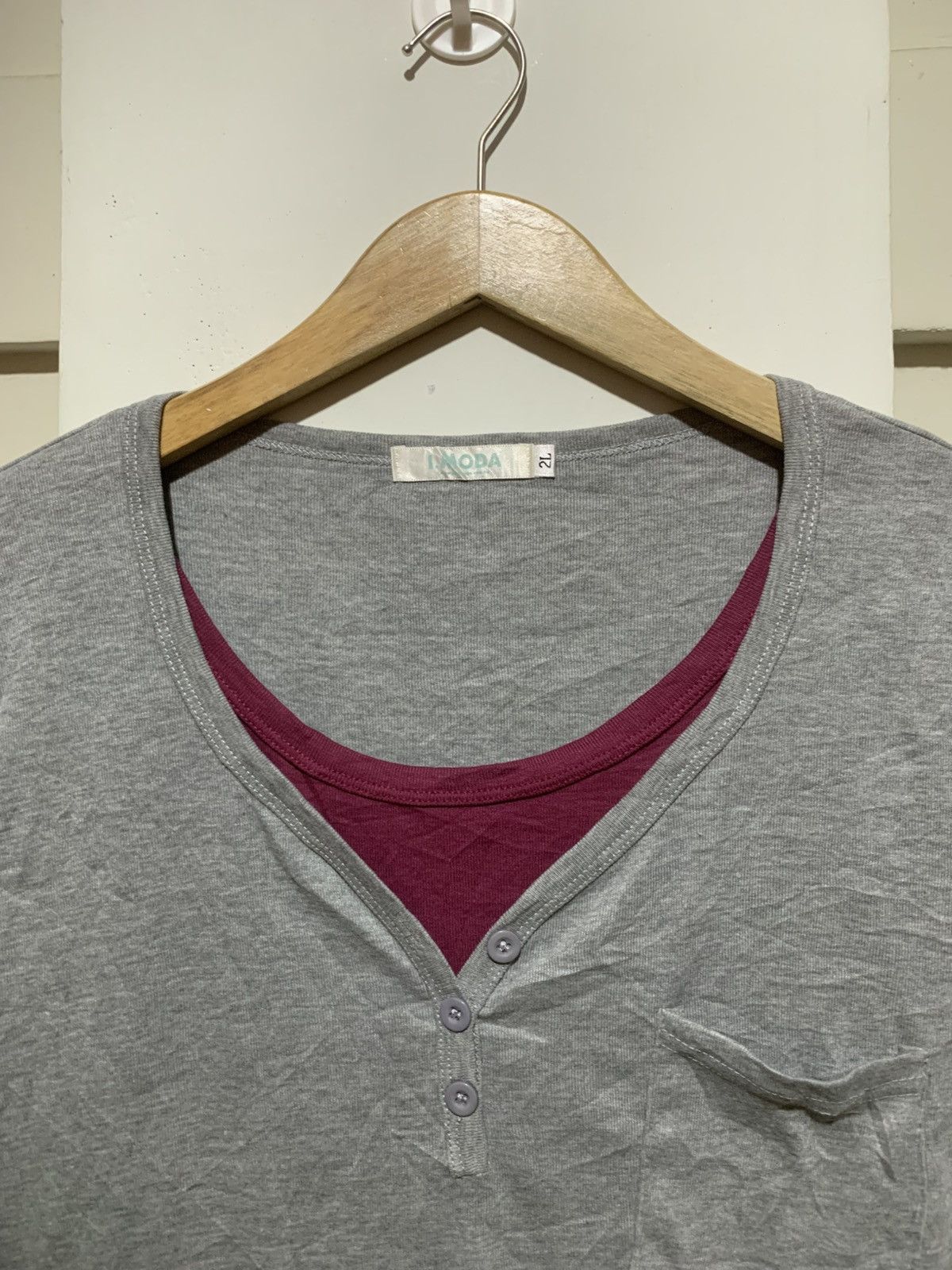 14th Addiction Japanese I Moda Double Layer Tee Shirt Size US XL / EU 56 / 4 - 7 Thumbnail