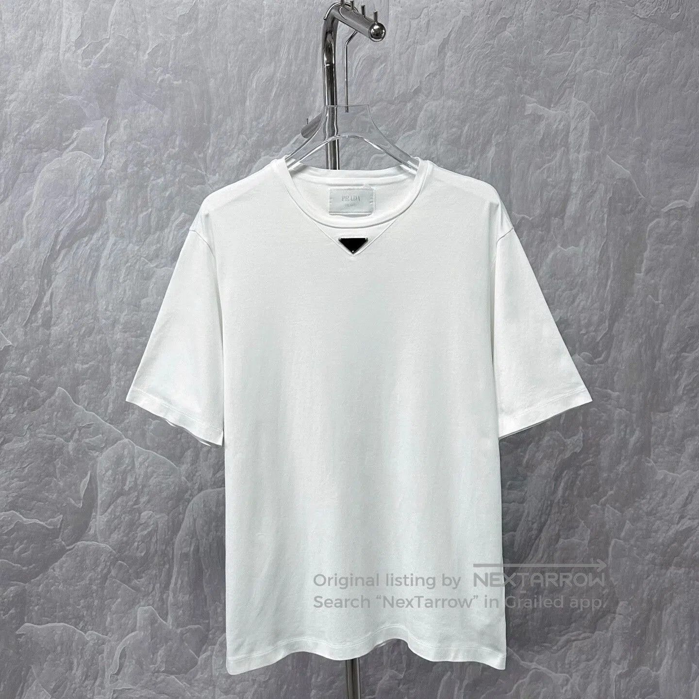 Prada prada ss24 white short sleeve t-shirt. Size US L / EU 52-54 / 3 - 1 Thumbnail