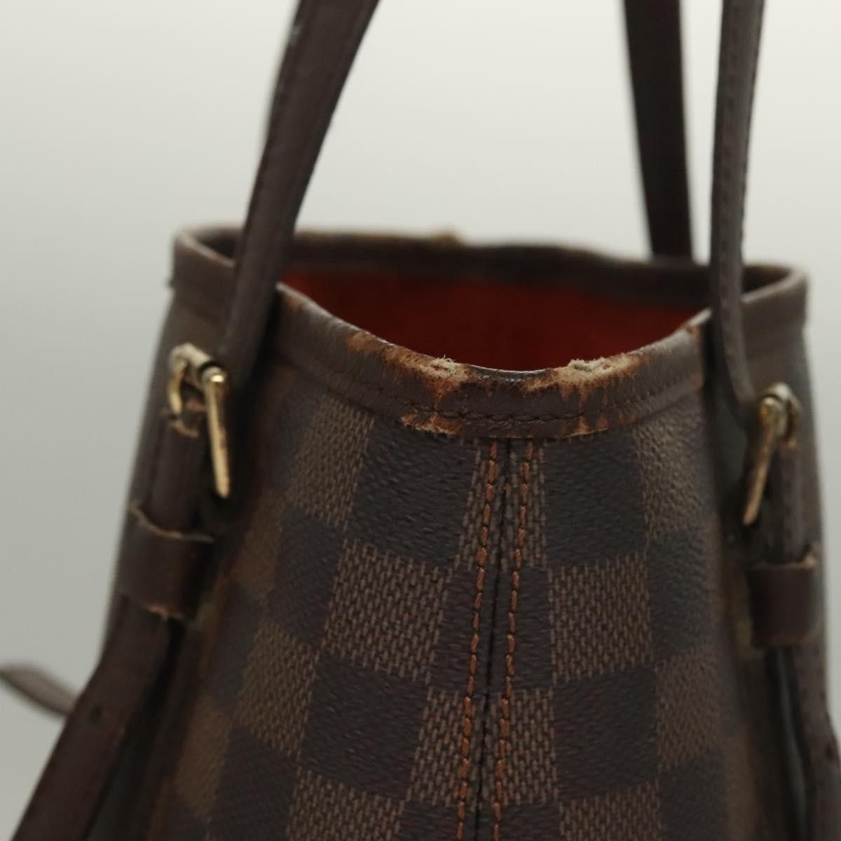 Louis Vuitton LOUIS VUITTON Damier Ebene Marais Shoulder Bag N42240 Size ONE SIZE - 6 Thumbnail