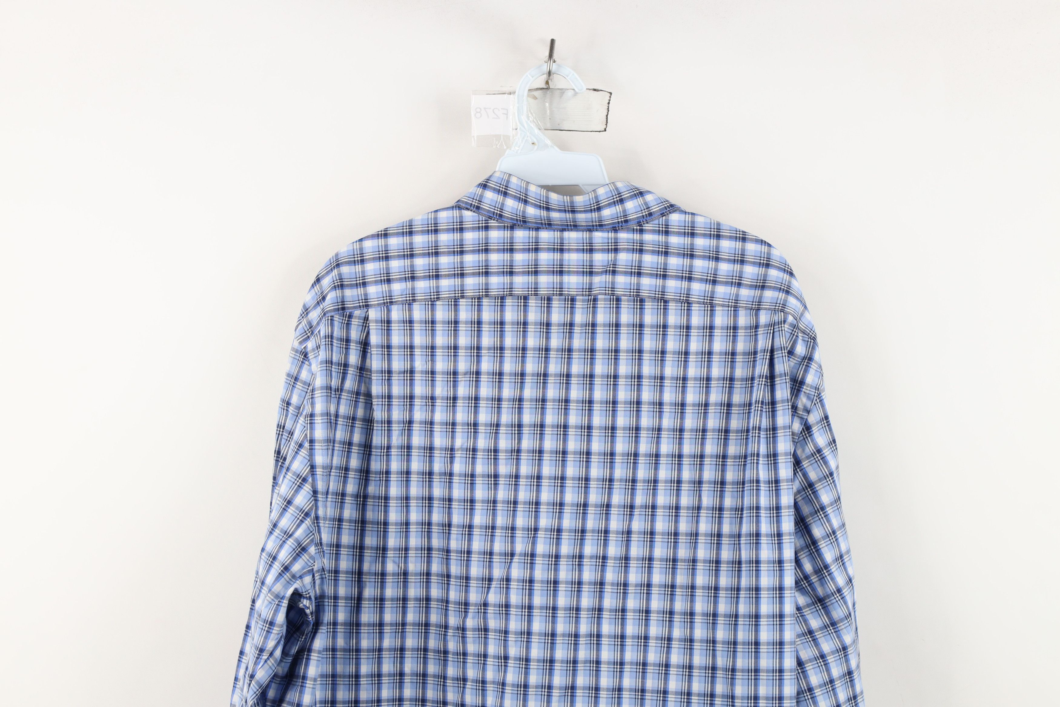 Ralph Lauren Ralph Lauren Collared Long Sleeve Button Shirt Blue Plaid Size US XL / EU 56 / 4 - 10 Thumbnail