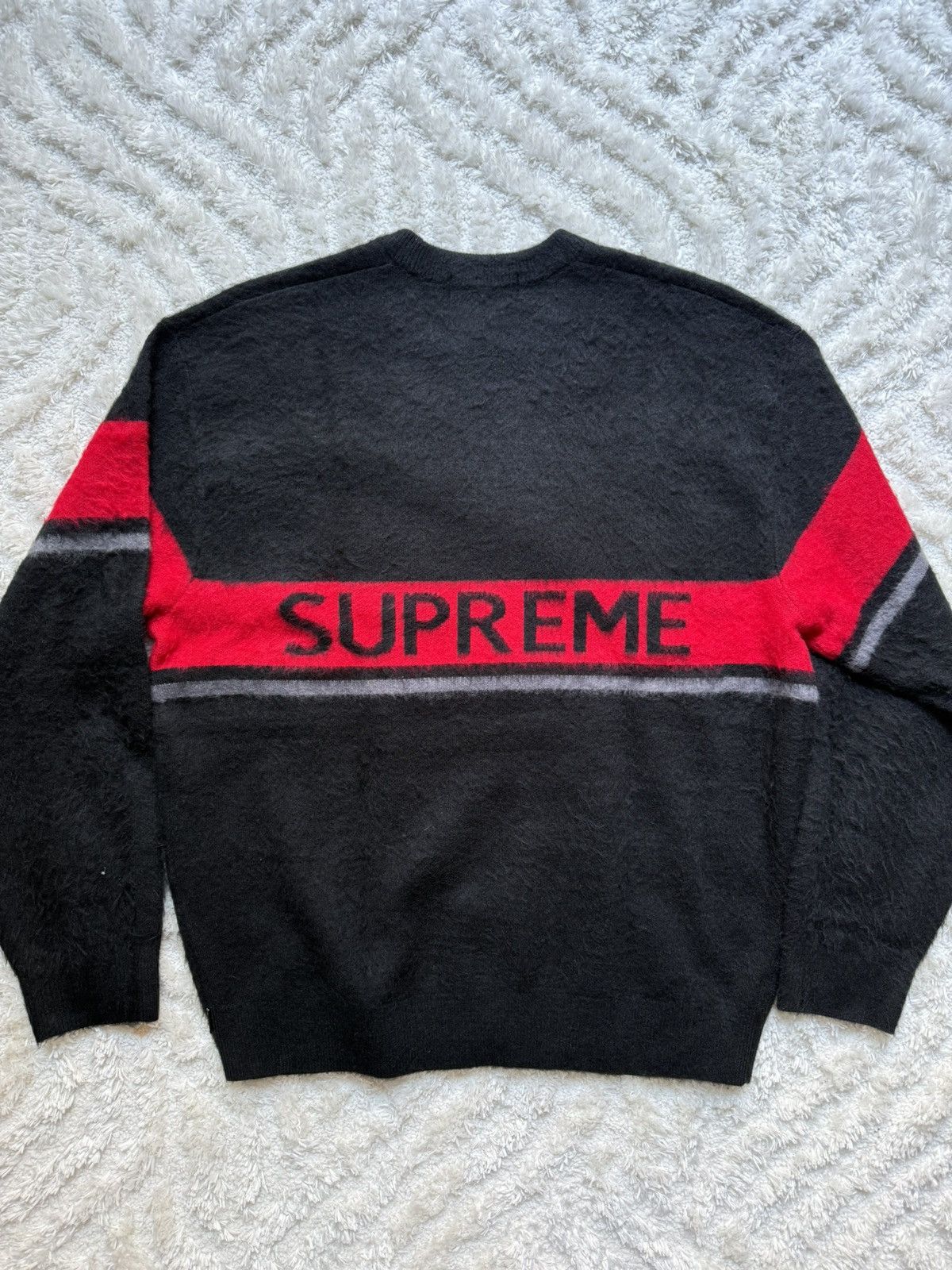 Supreme Supreme brushed stripe sweater Size US M / EU 48-50 / 2 - 1 Thumbnail