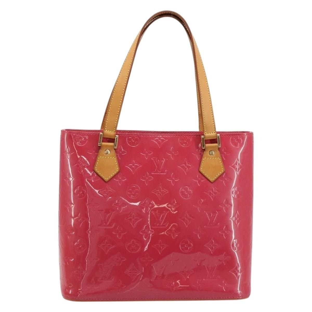 Louis Vuitton Louis Vuitton Monogram Vernis Houston Handbag Pink Size ONE SIZE - 1 Thumbnail