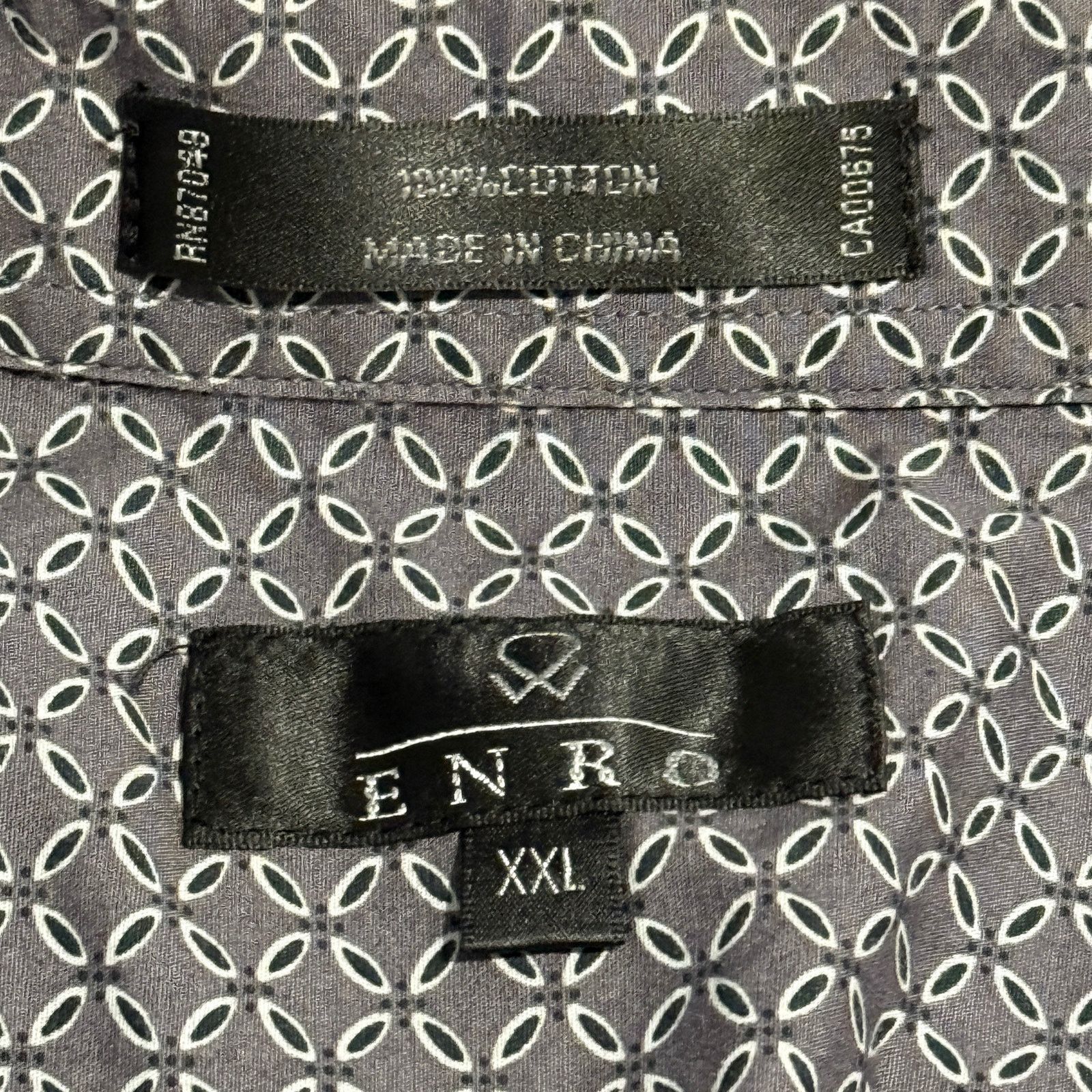 Enro Enro XXL Striped Button Down Shirt Long Sleeve Non Iron Size US XXL / EU 58 / 5 - 4 Thumbnail