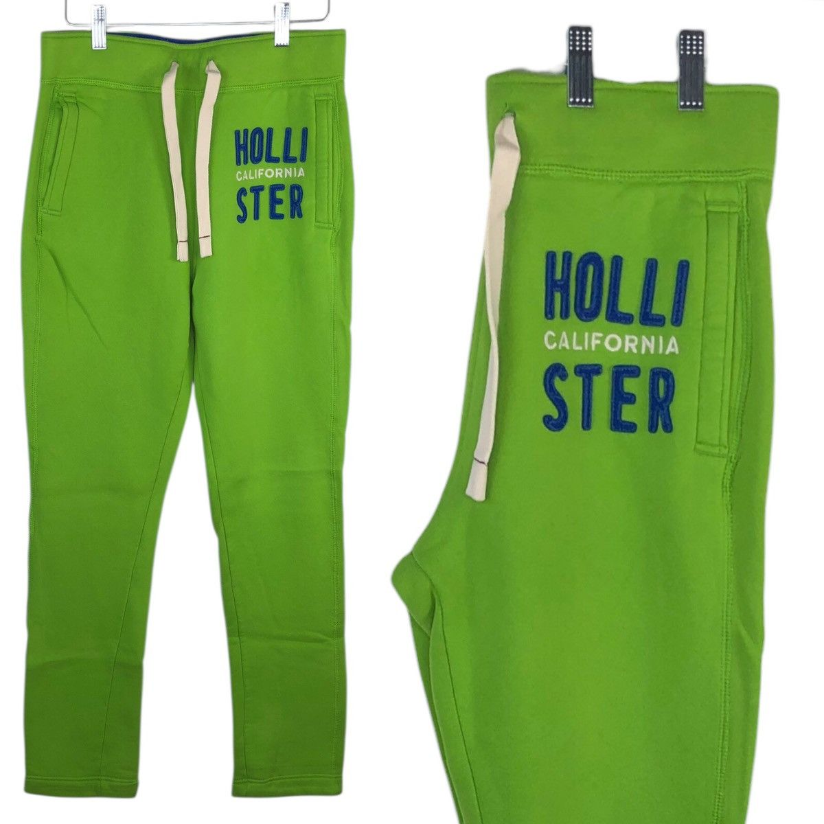 Hollister Hollister Y2K Green Logo Spell Out Sweatpants ~BRAND NEW~ Size 27" / US 4 / IT 40 - 1 Thumbnail