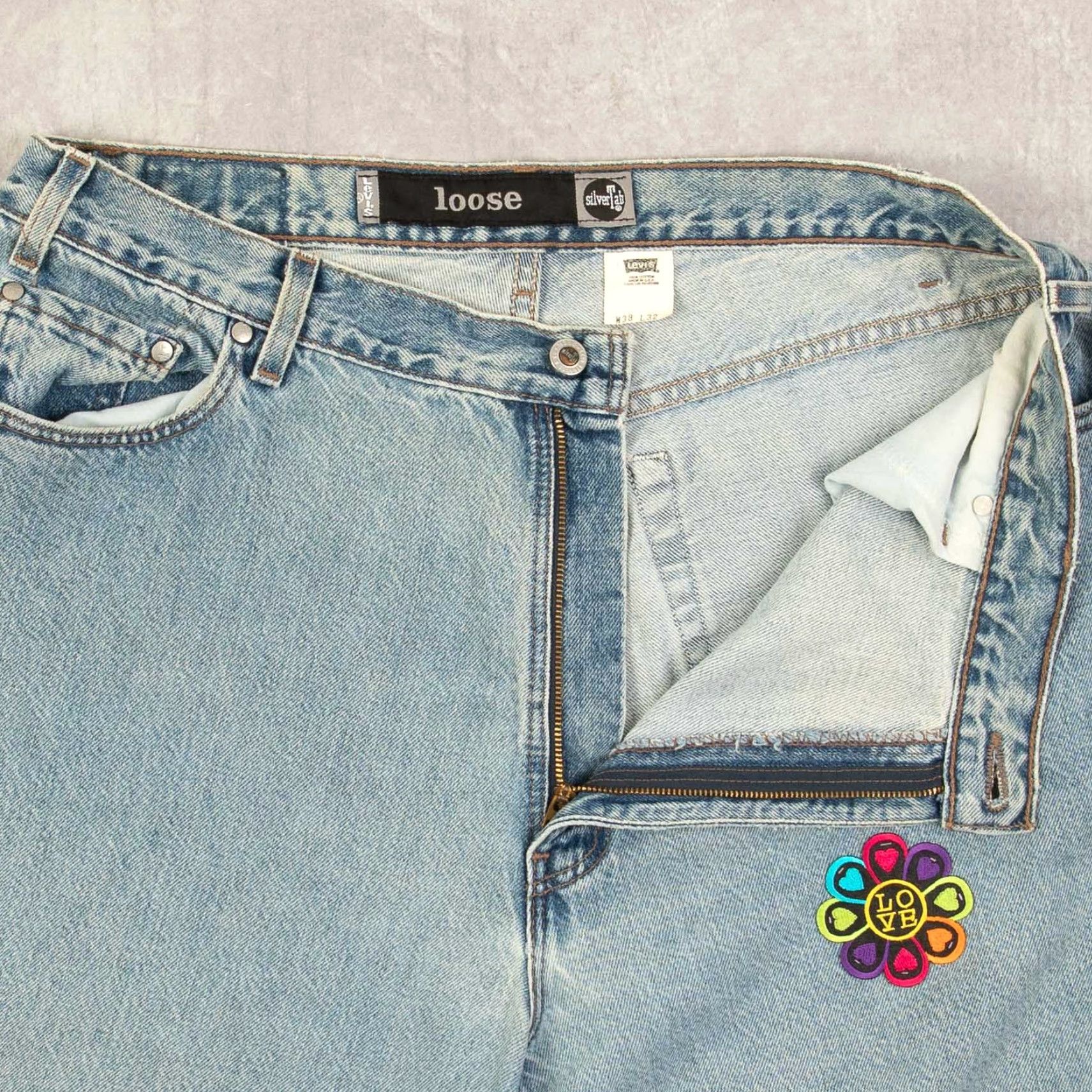 Levi's Levi's Vintage 90s Silver Tab Flared Patch Jeans W36 L32 Men's Blue Denim Jeans Size US 36 / EU 52 - 6 Thumbnail