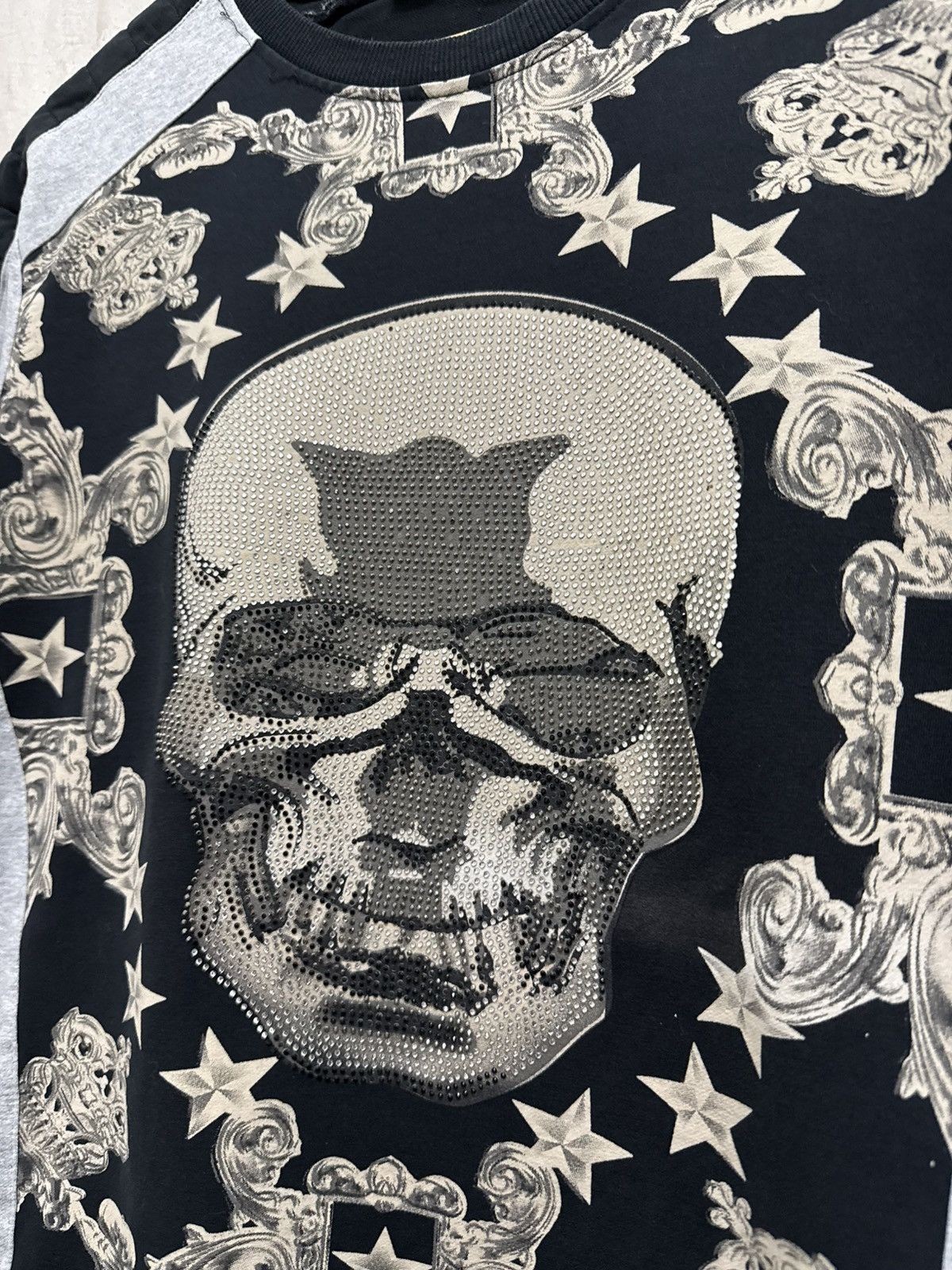 Philipp Plein 2000s Archive Philipp Plein Skull affliction tattoo style Size US M / EU 48-50 / 2 - 3 Thumbnail