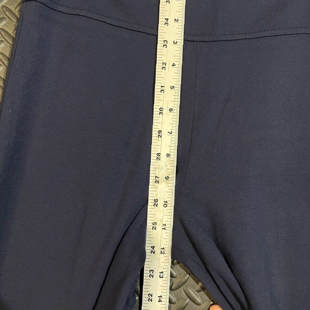 Talbots Talbots Navy Blue Flare Wide Leg High Rise Pull On Pants Women 6P Career Womens Petite Size 6P Wide Leg Pants Blue Talbots Career Women 6P Size 28" / US 6 / IT 42 - 7 Thumbnail