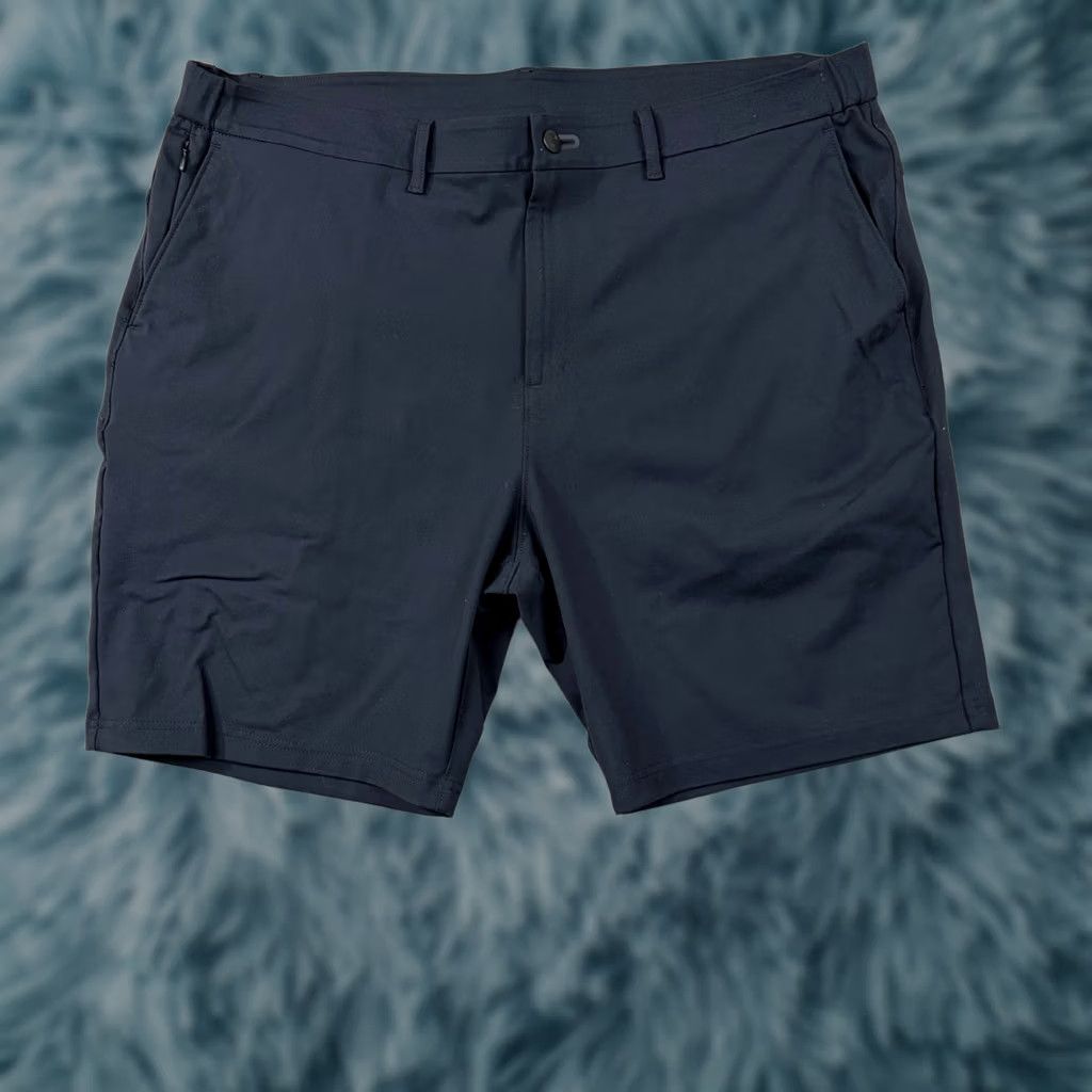 Vintage Public Rec All Day Every Day Shorts Black 40 Regular Waist 8in Inseam Polyester Blend Chino Casual Sport Size US 40 / EU 56 - 1 Thumbnail