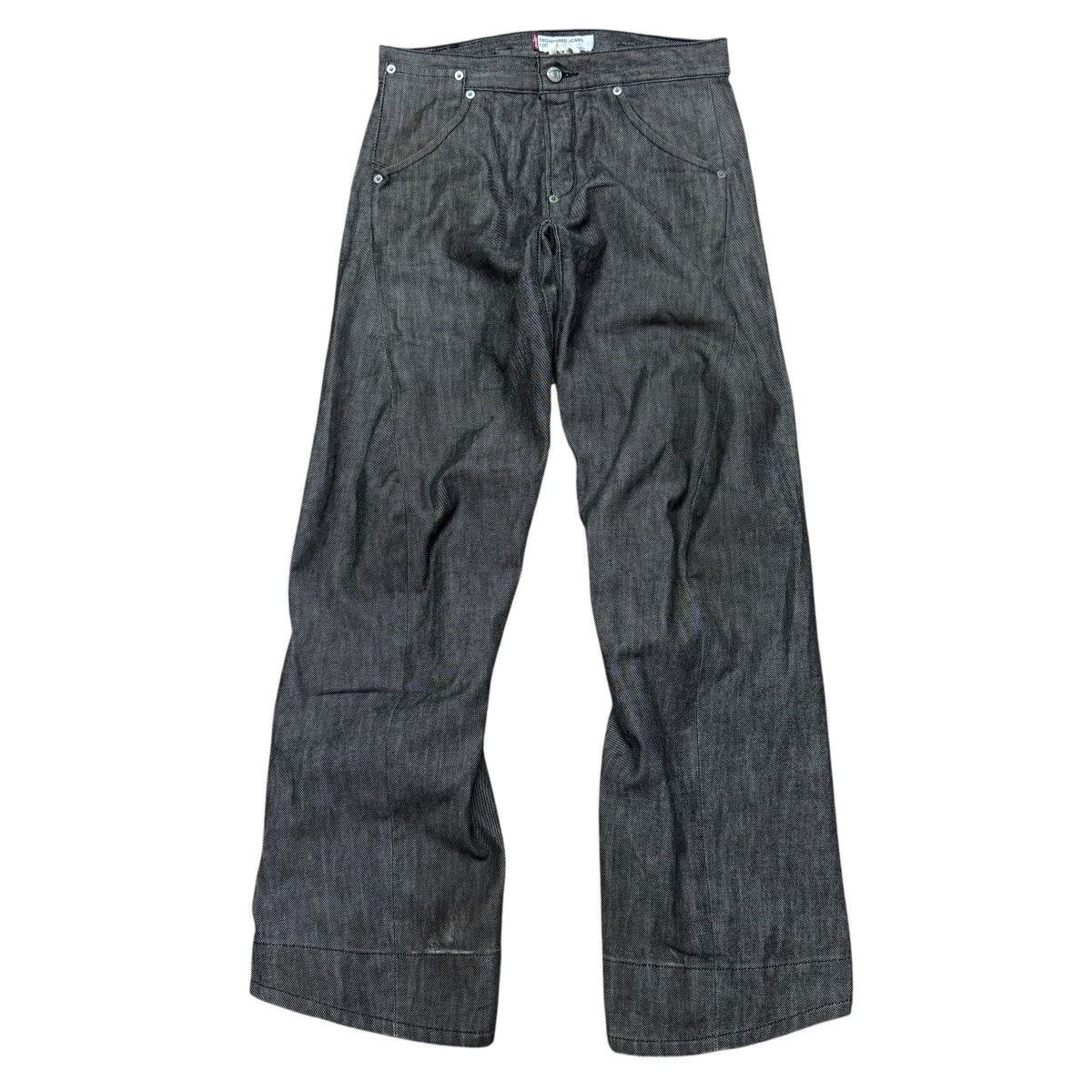 Levi's Vintage Levis Engineered Black Denim Jeans Twisted cut Size US 29 - 2 Thumbnail