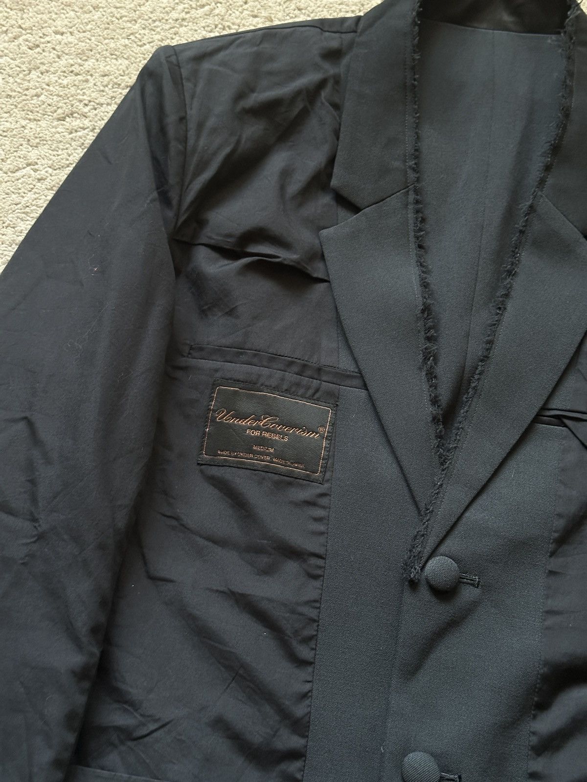 Undercover AW2002 Undercoverism Reversible Cutoff 3 Button Jacket Size US M / EU 48-50 / 2 - 3 Thumbnail