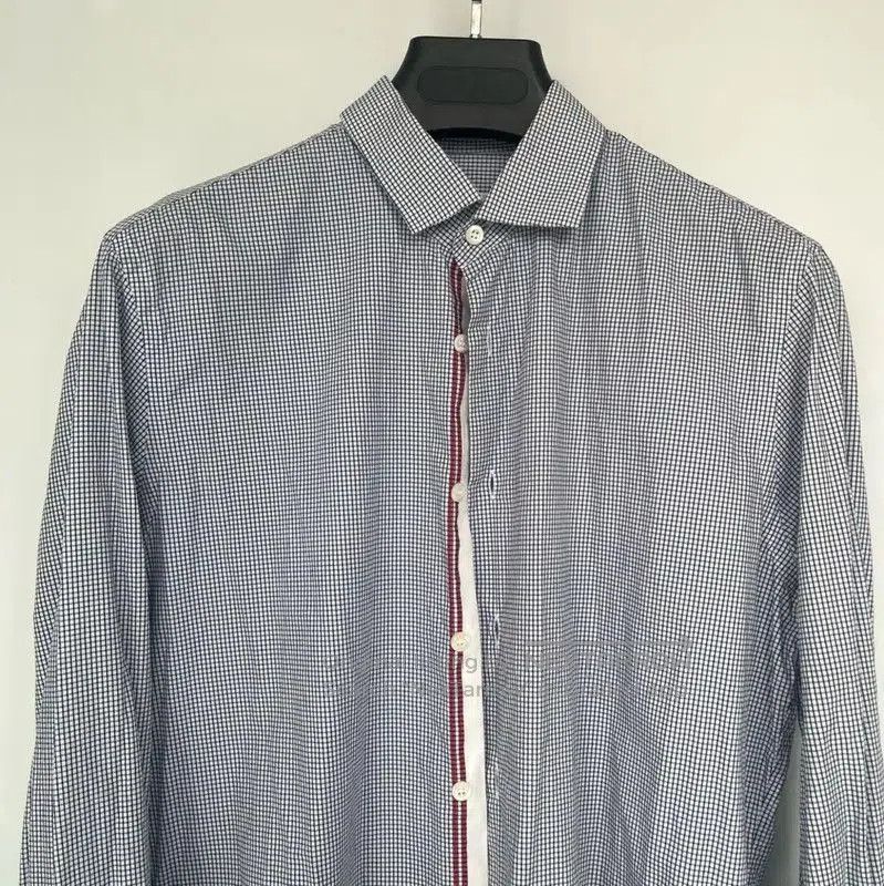 Prada Prada Gray Long Sleeve Men's Shirt. Size US L / EU 52-54 / 3 - 5 Thumbnail