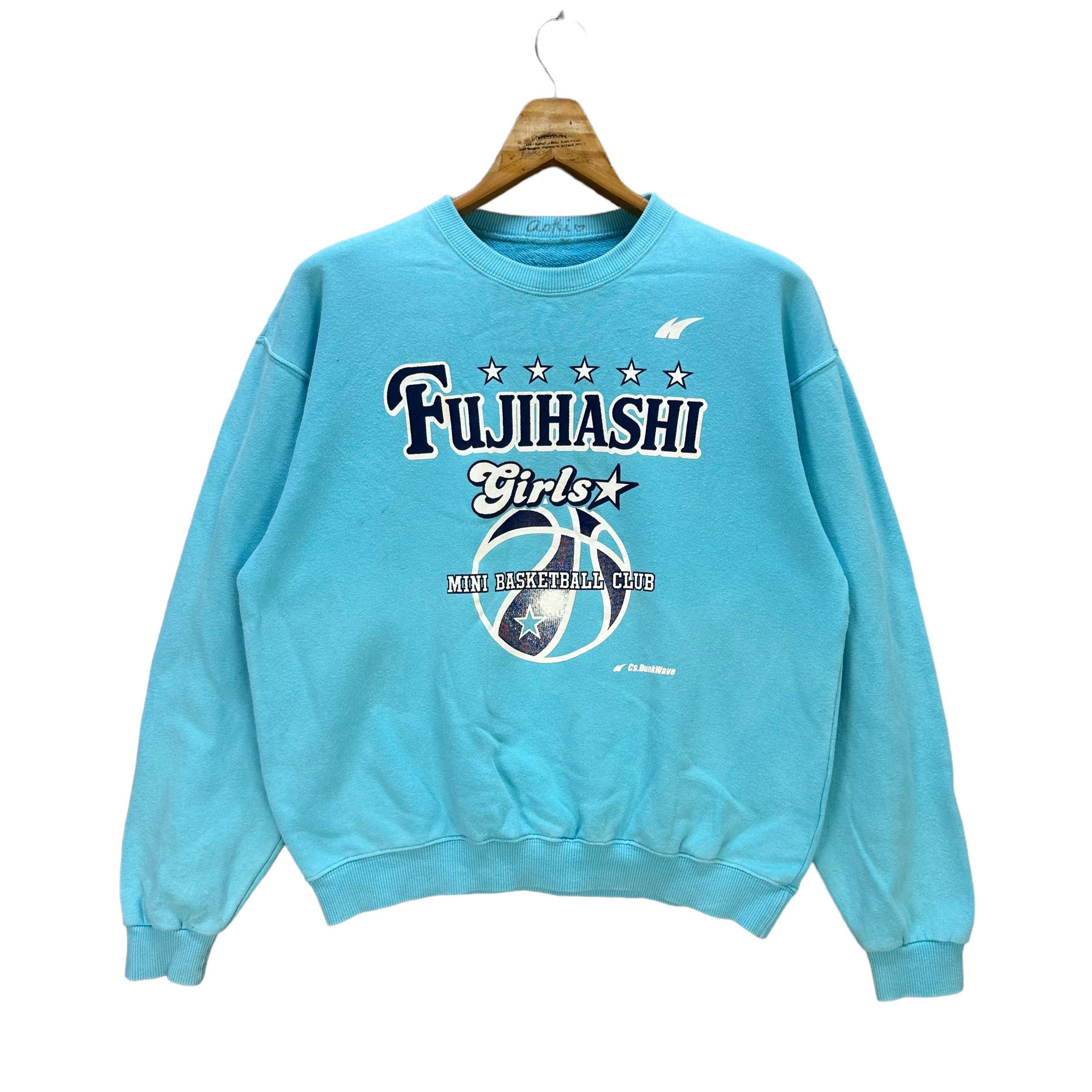 Japanese Brand FUJIHASHI GIRLS BASKETBALL CLUB SWEATSHIRT #8622-018 Size US M / EU 48-50 / 2 - 1 Thumbnail