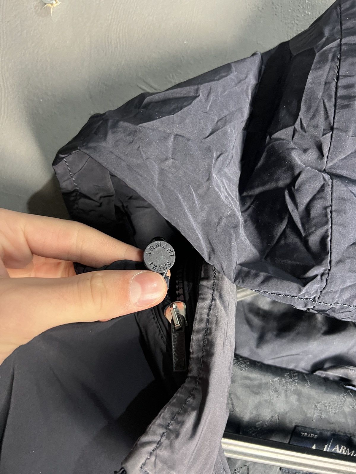 Armani Armani nylon bomber Jacket blue Size US L / EU 52-54 / 3 - 14 Thumbnail