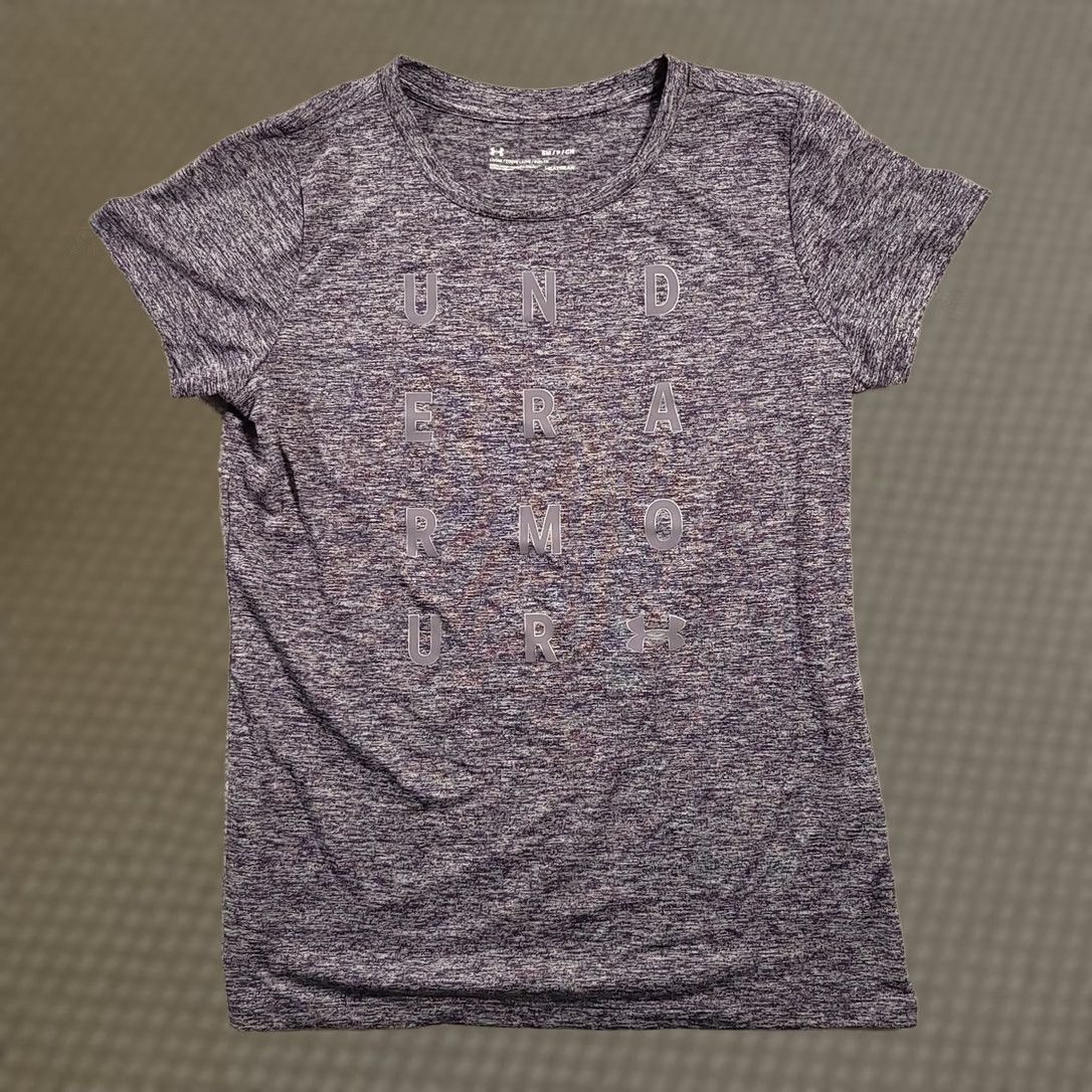 Under Armour Under Armour Mens S Shirt HeatGear Loose Heather Gray Spellout Short Sleeve Size US S / EU 44-46 / 1 - 1 Thumbnail