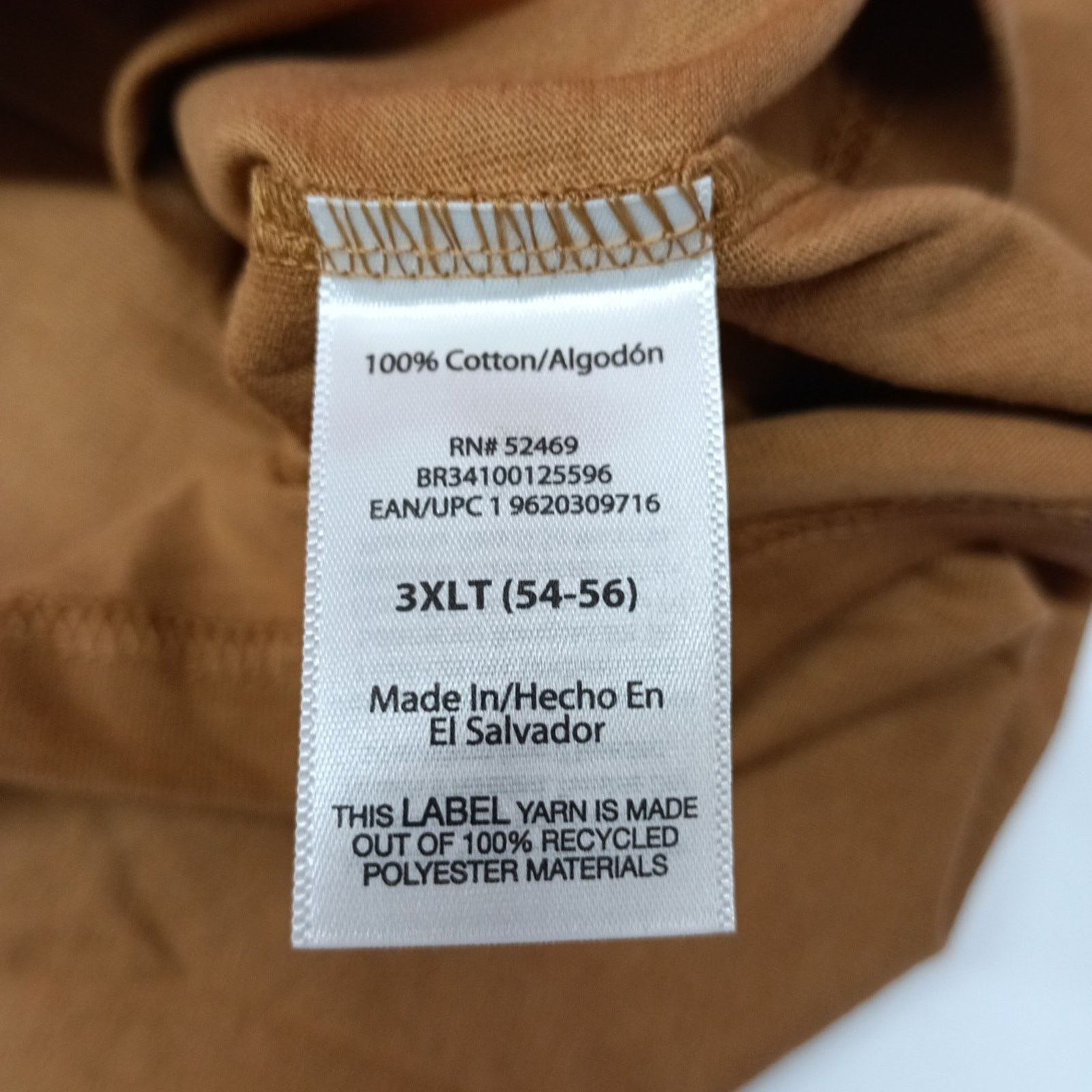 Other 2 Brahma Work T-Shirt 3XLT 54-56 Brown And Green Pocket Tee Size US XXL / EU 58 / 5 - 7 Thumbnail