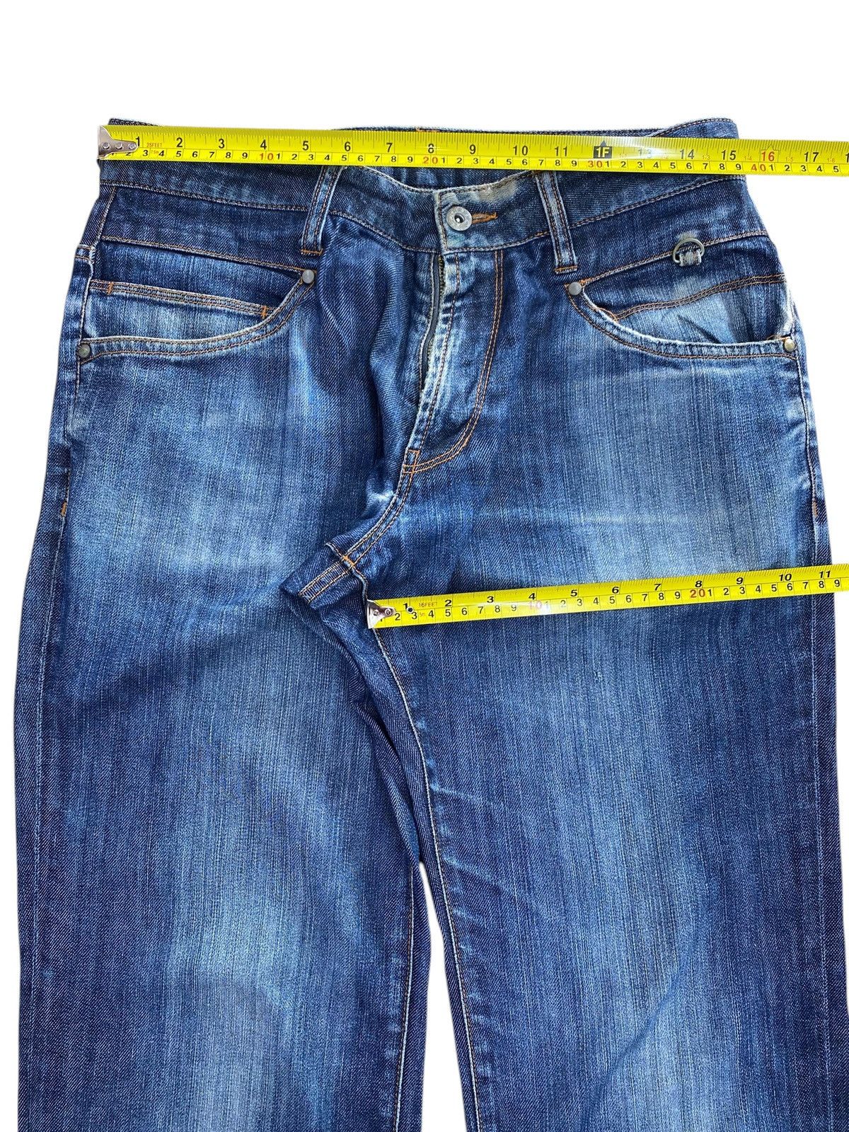 Japanese Brand Japanese Brand Blue Faded Wash Style Loose Jeans Size US 30 / EU 46 - 9 Thumbnail