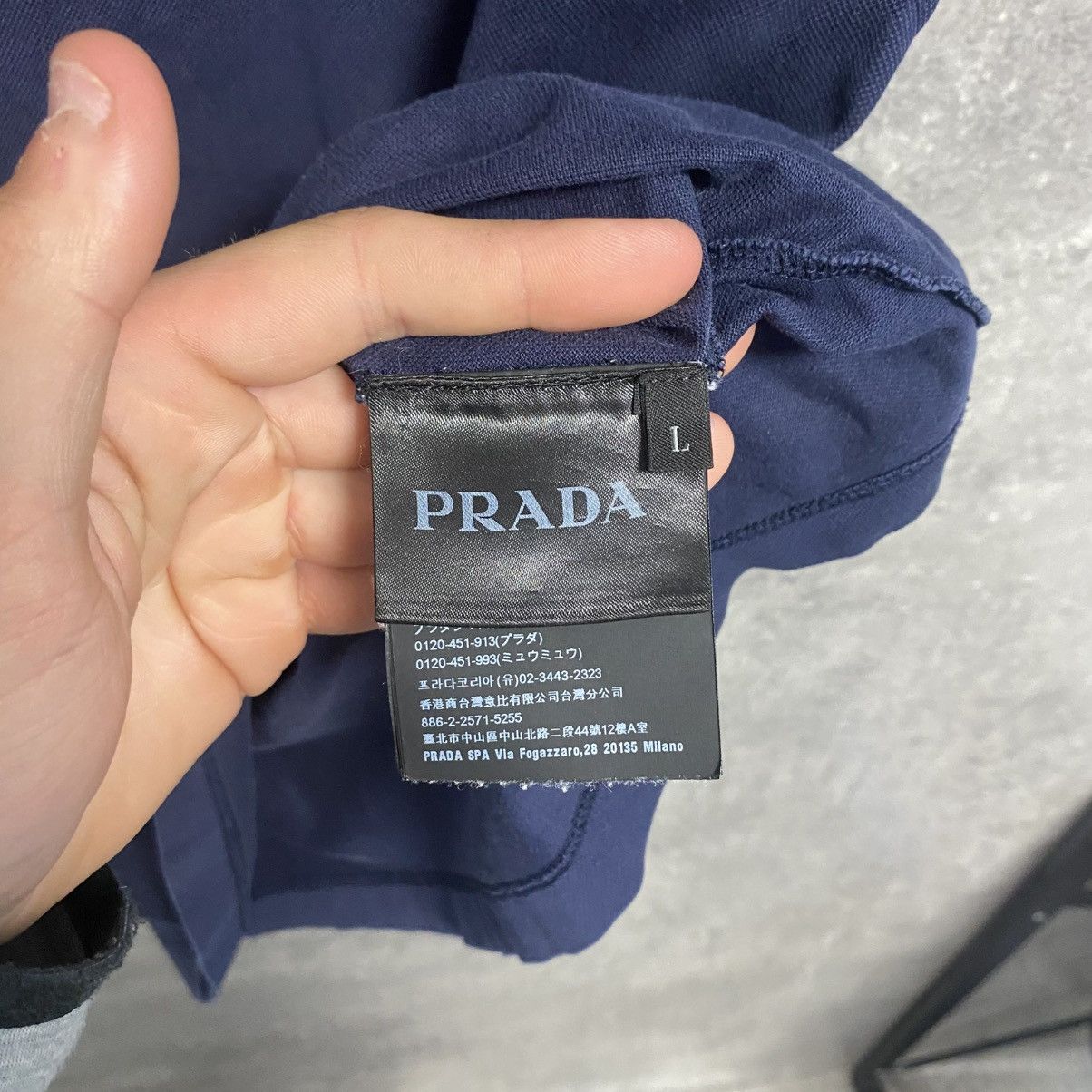 Prada Prada polo shirt basic Size US L / EU 52-54 / 3 - 6 Thumbnail