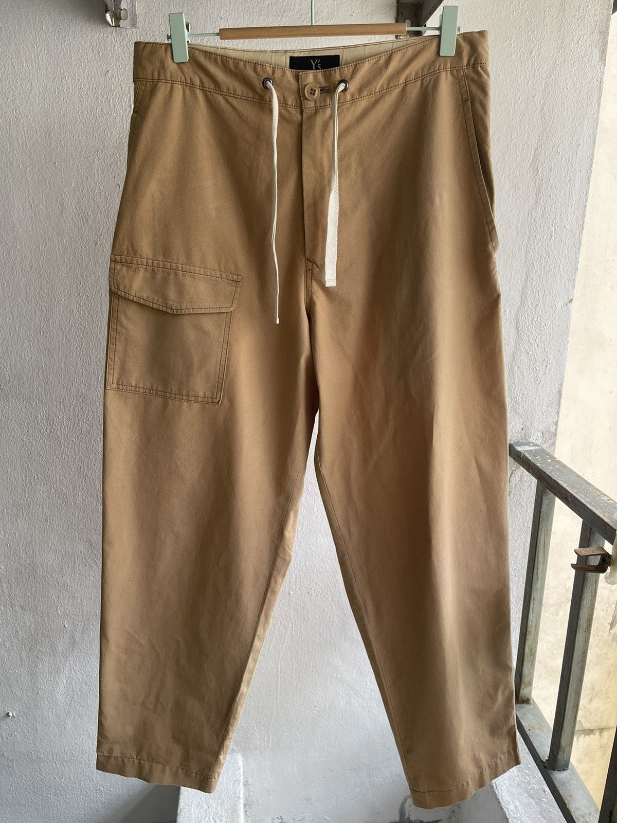 Y's × Yohji Yamamoto Archieve 80s Y's Single Pocket Wide Ballon Trouser Pants Size US 32 / EU 48 - 2 Thumbnail