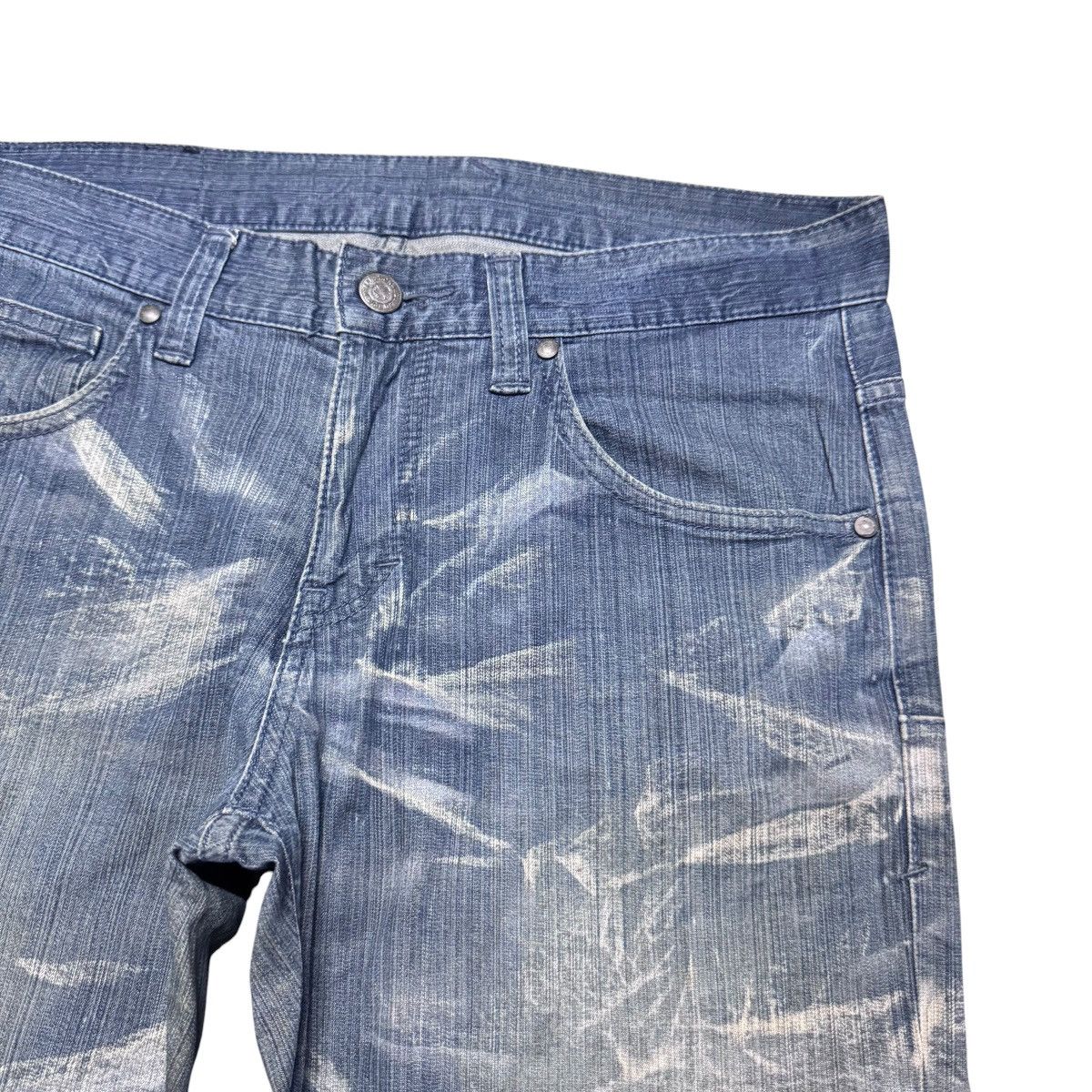 Tornado Mart Tornado Mart Whisker Denim Flare Jeans Size US 30 / EU 46 - 5 Thumbnail